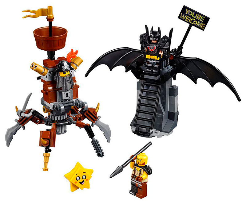 LEGO Batman y Barbagris Preparados para Luchar. La LEGO película 2. 70836
