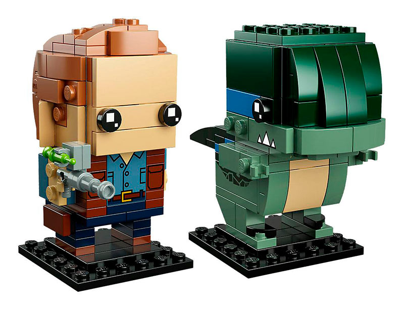 LEGO BrickHeadz Owen y Blue. Jurassic World: El reino caído. 41614