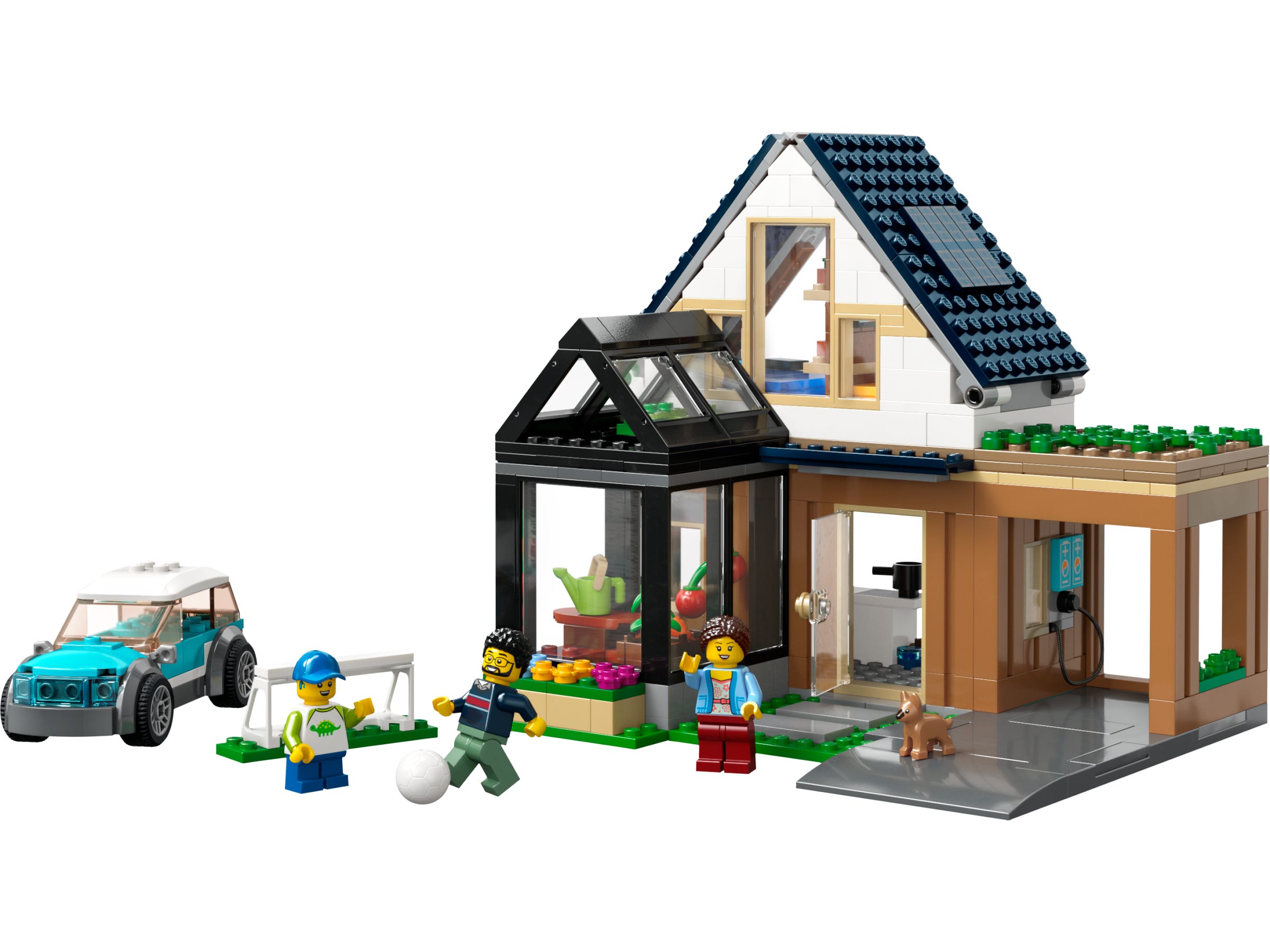 LEGO City - Casa Familiar y Coche Eléctrico