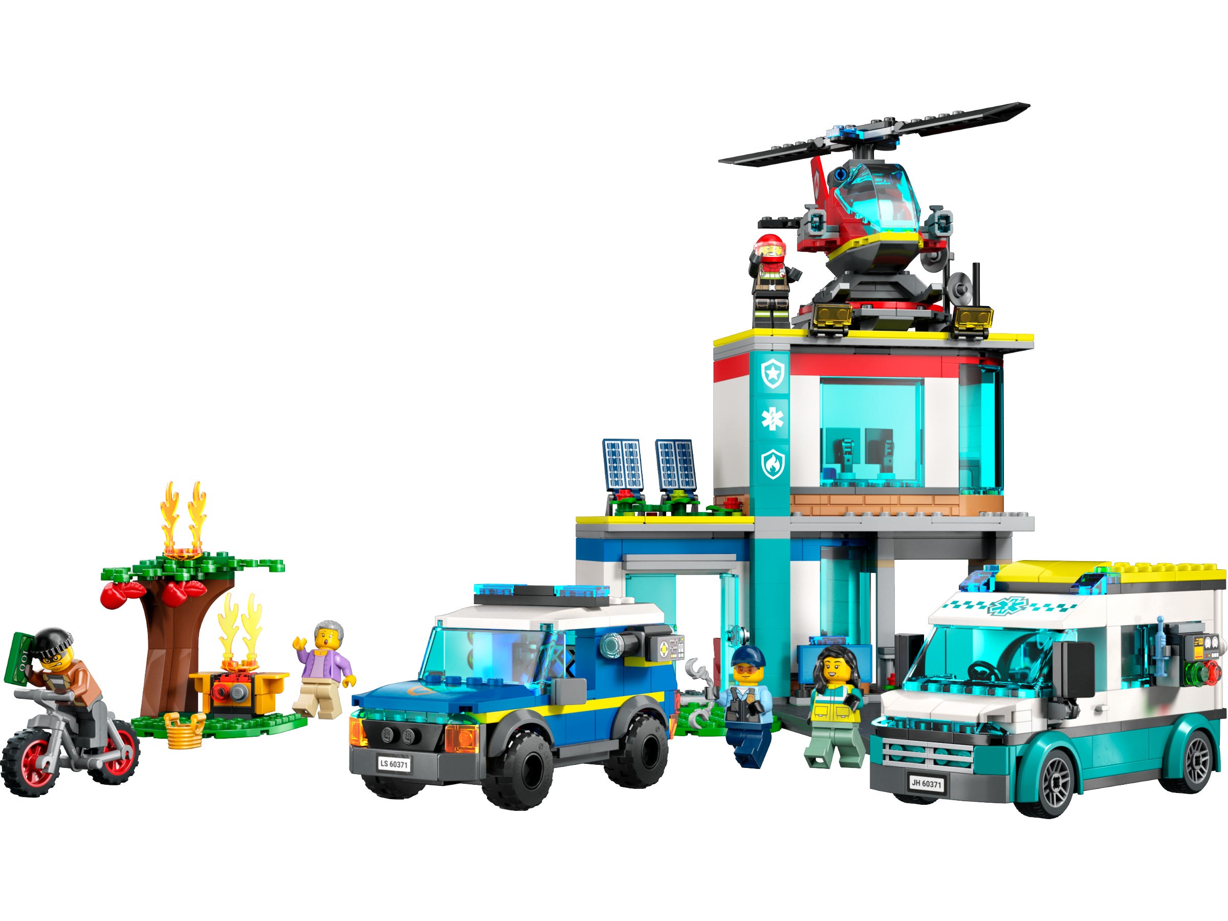 LEGO City - Central de Vehículos de Emergencia