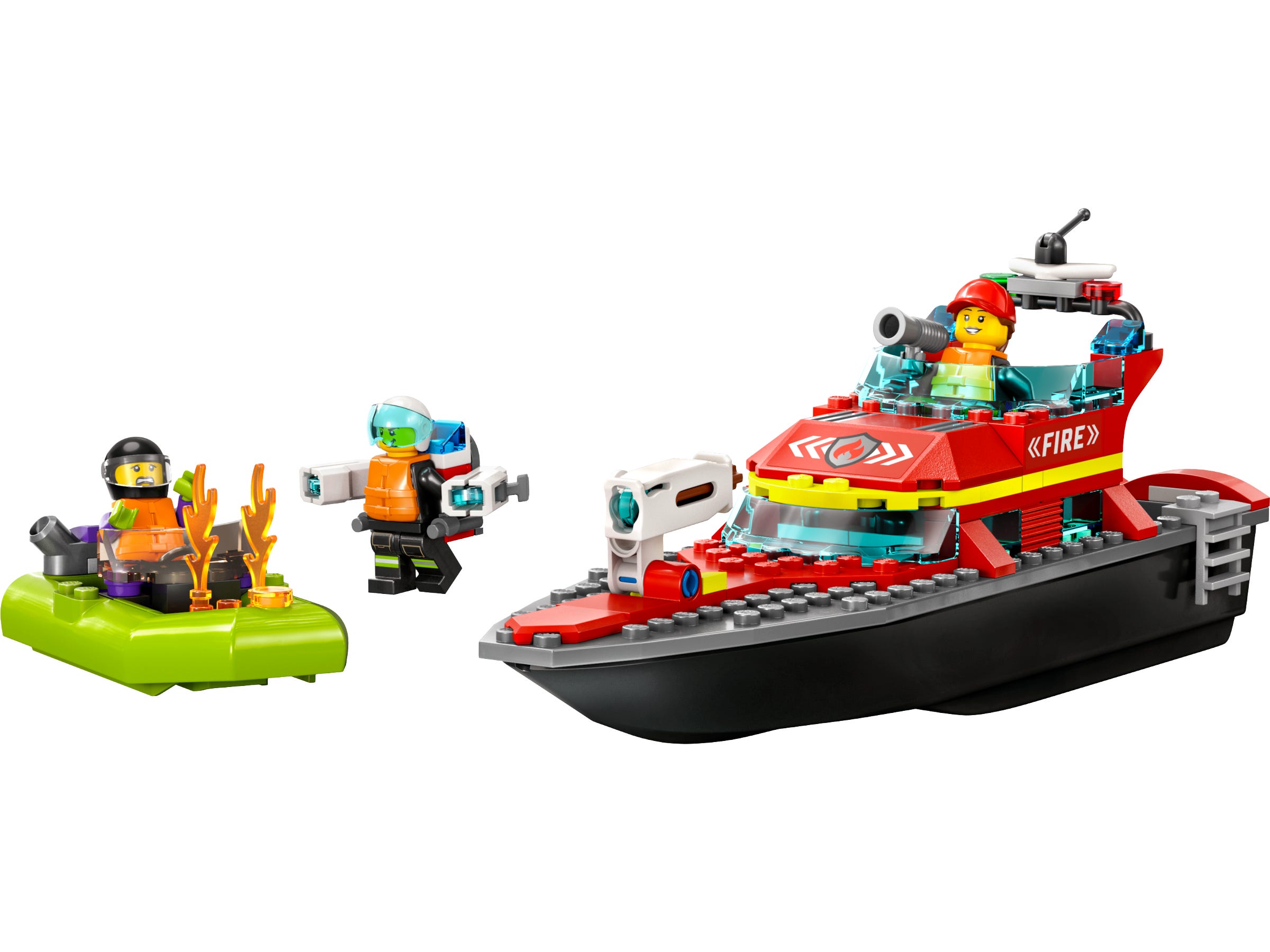 LEGO City - Lancha de Rescate de Bomberos