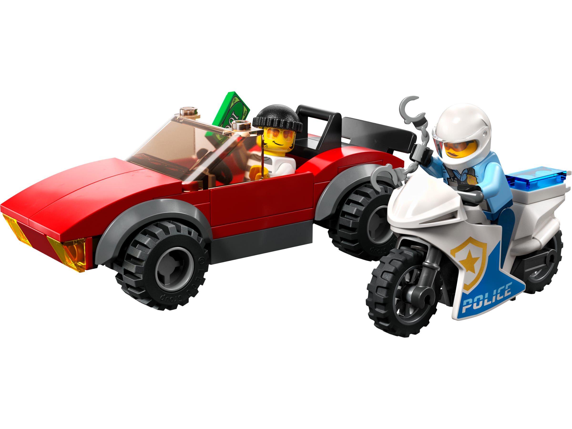 LEGO City - Moto de Policía y Coche a la Fuga