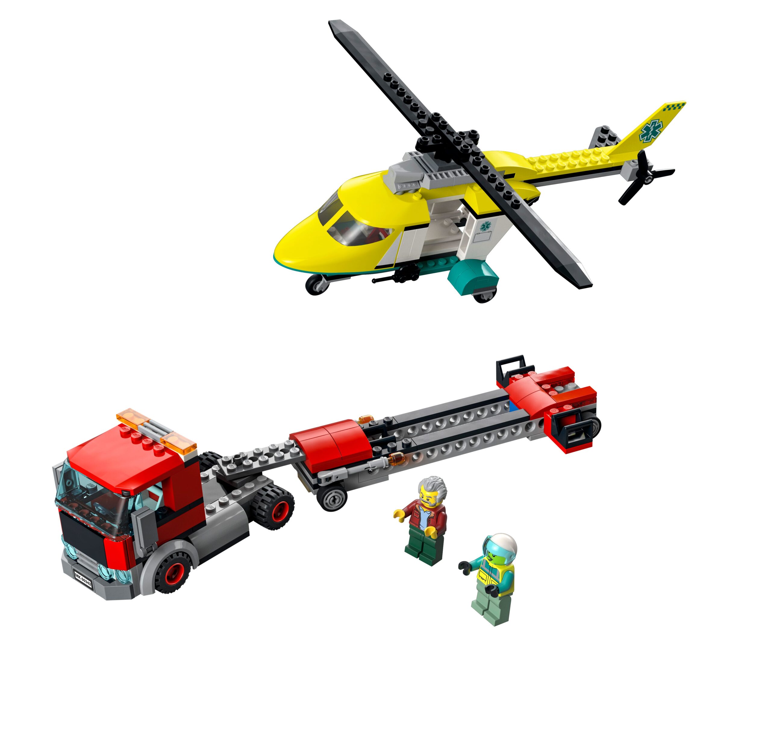 LEGO City - Transporte del Helicóptero de Rescate