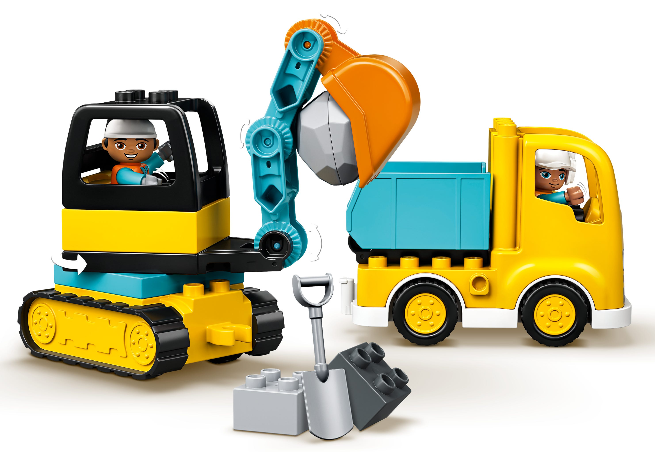 LEGO DUPLO® - Camión y Excavadora con Orugas