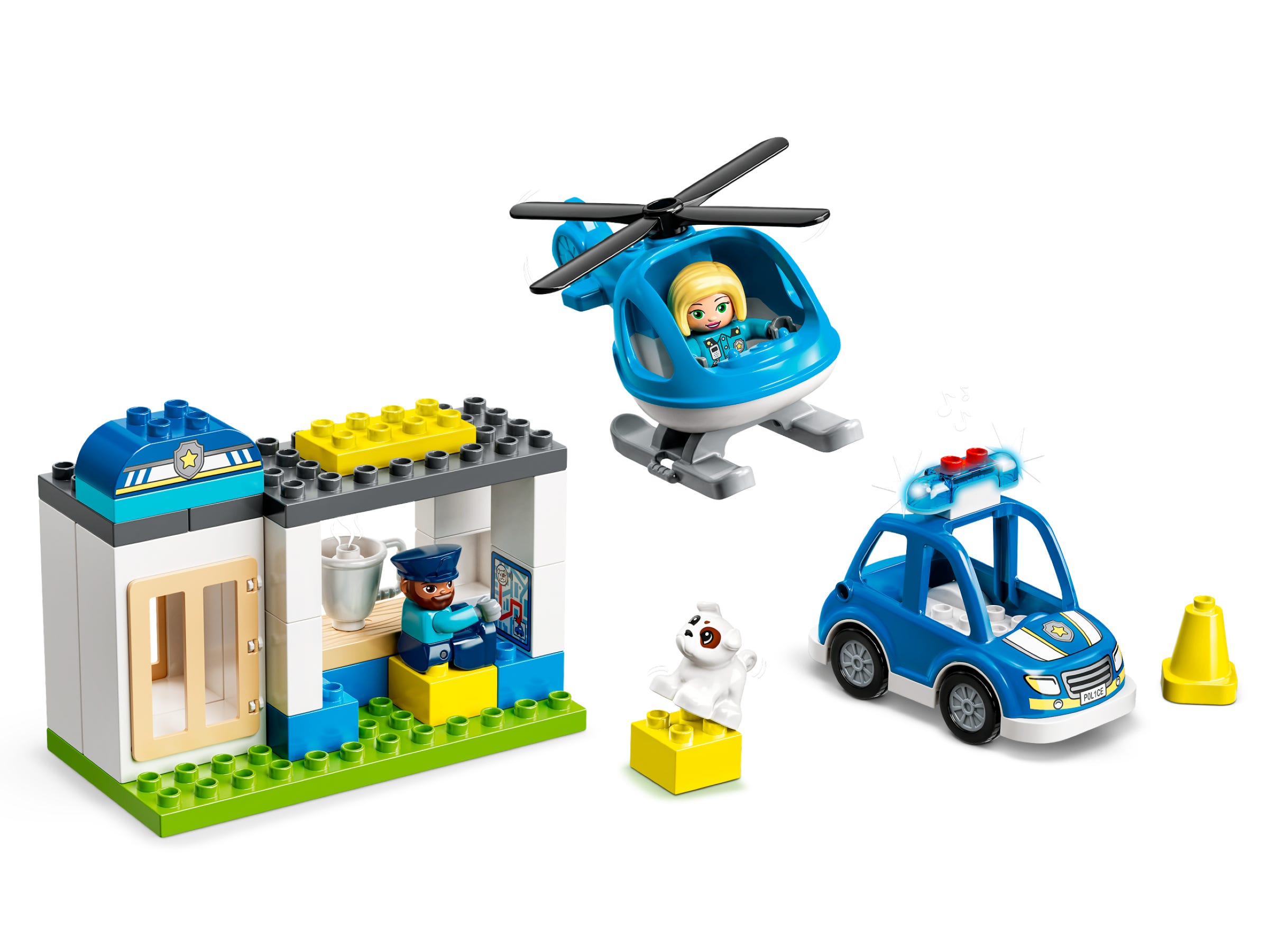 LEGO DUPLO® - Comisaría de Policía y Helicóptero
