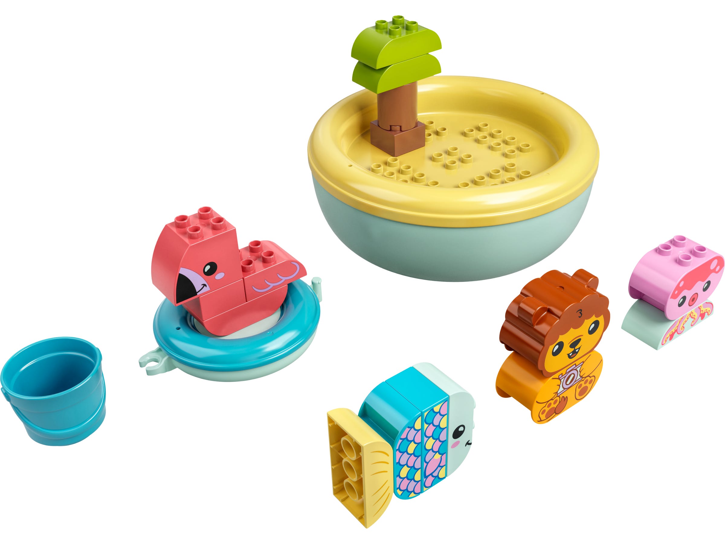 LEGO DUPLO® - Diversión en el Baño: Isla de los Animales Flotante