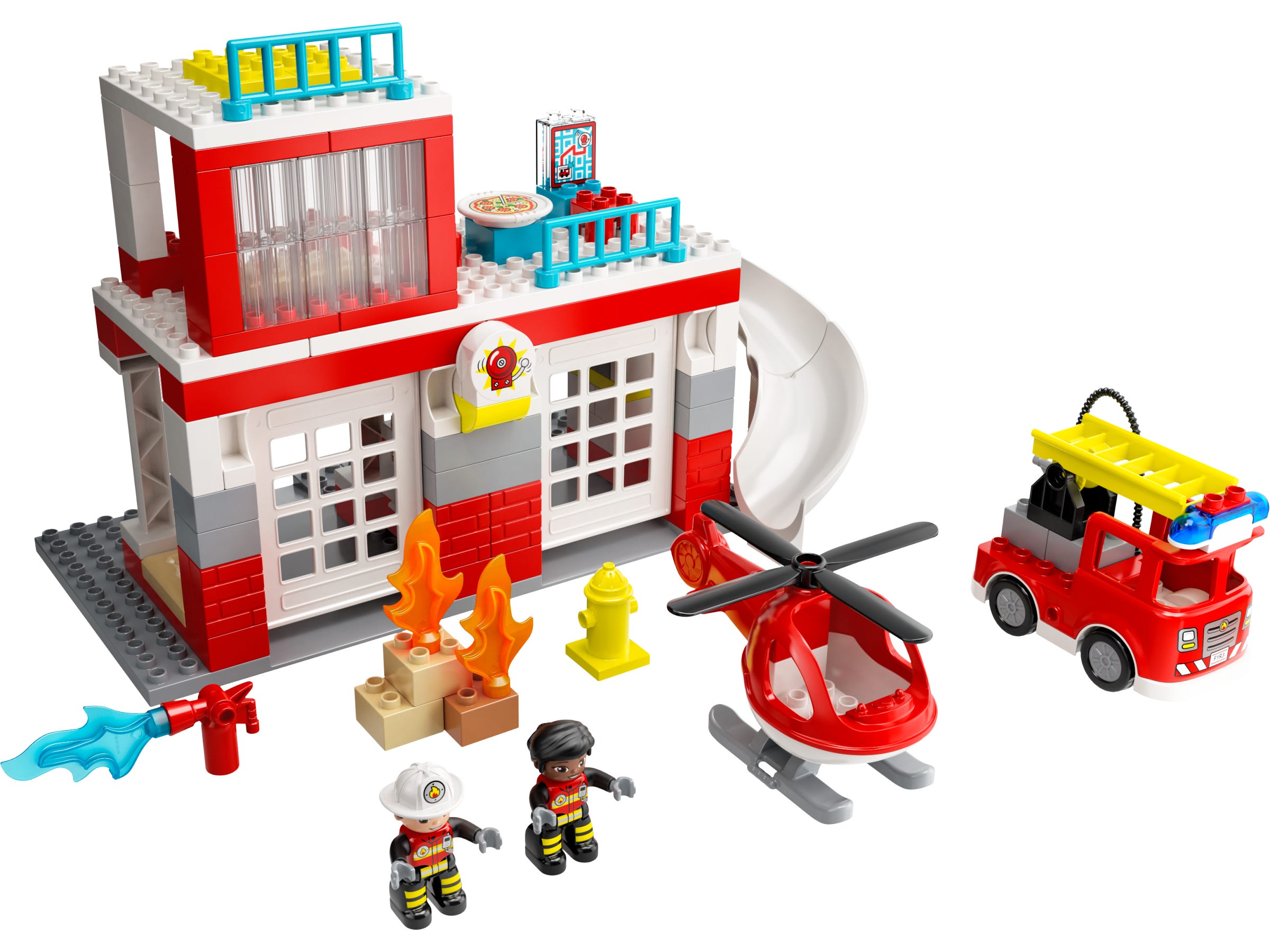 LEGO DUPLO® - Parque de Bomberos y Helicóptero