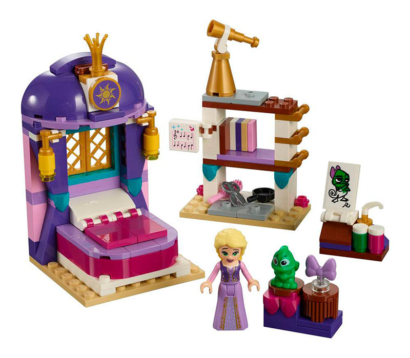LEGO Dormitorio de Rapunzel en el castillo. Enredados: La seie. Disney. 41156