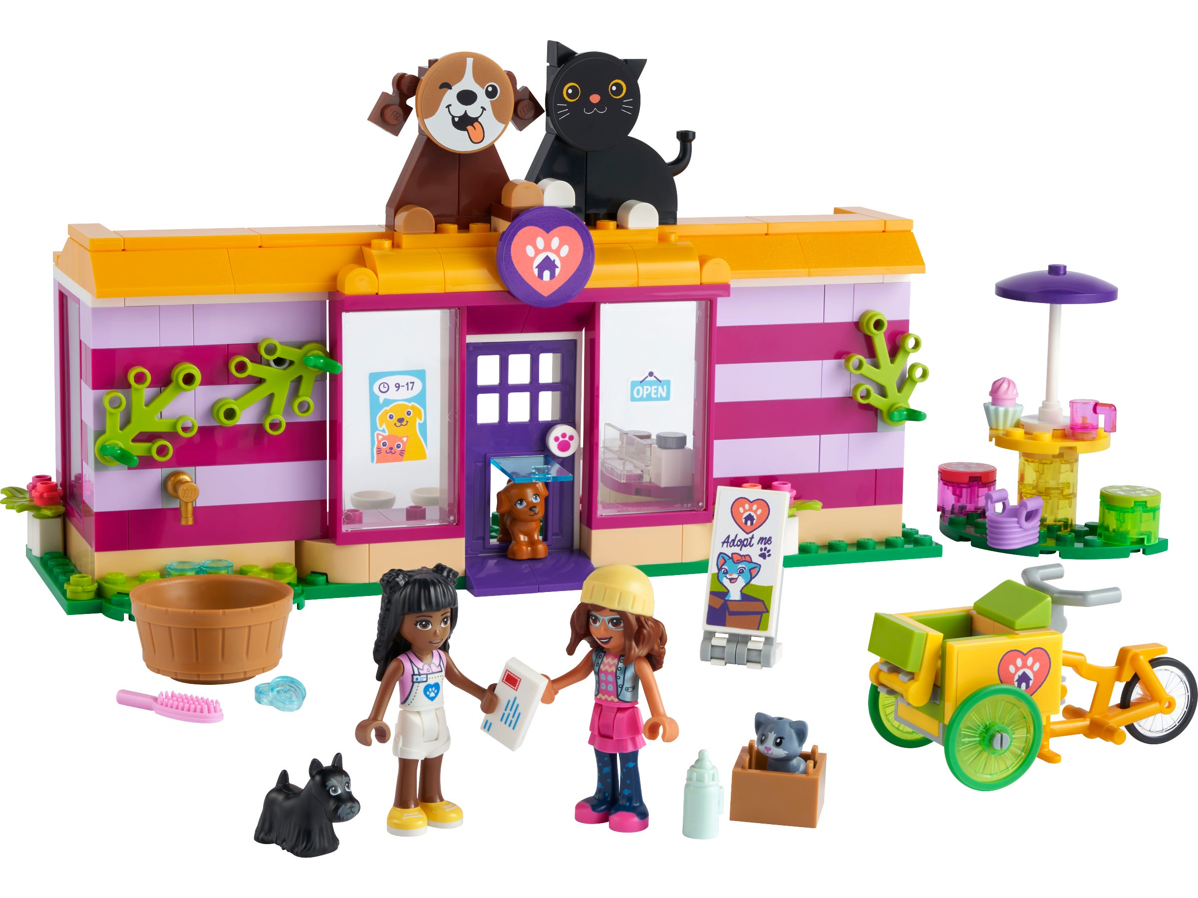 LEGO Friends - Cafetería de Adopción de Mascotas