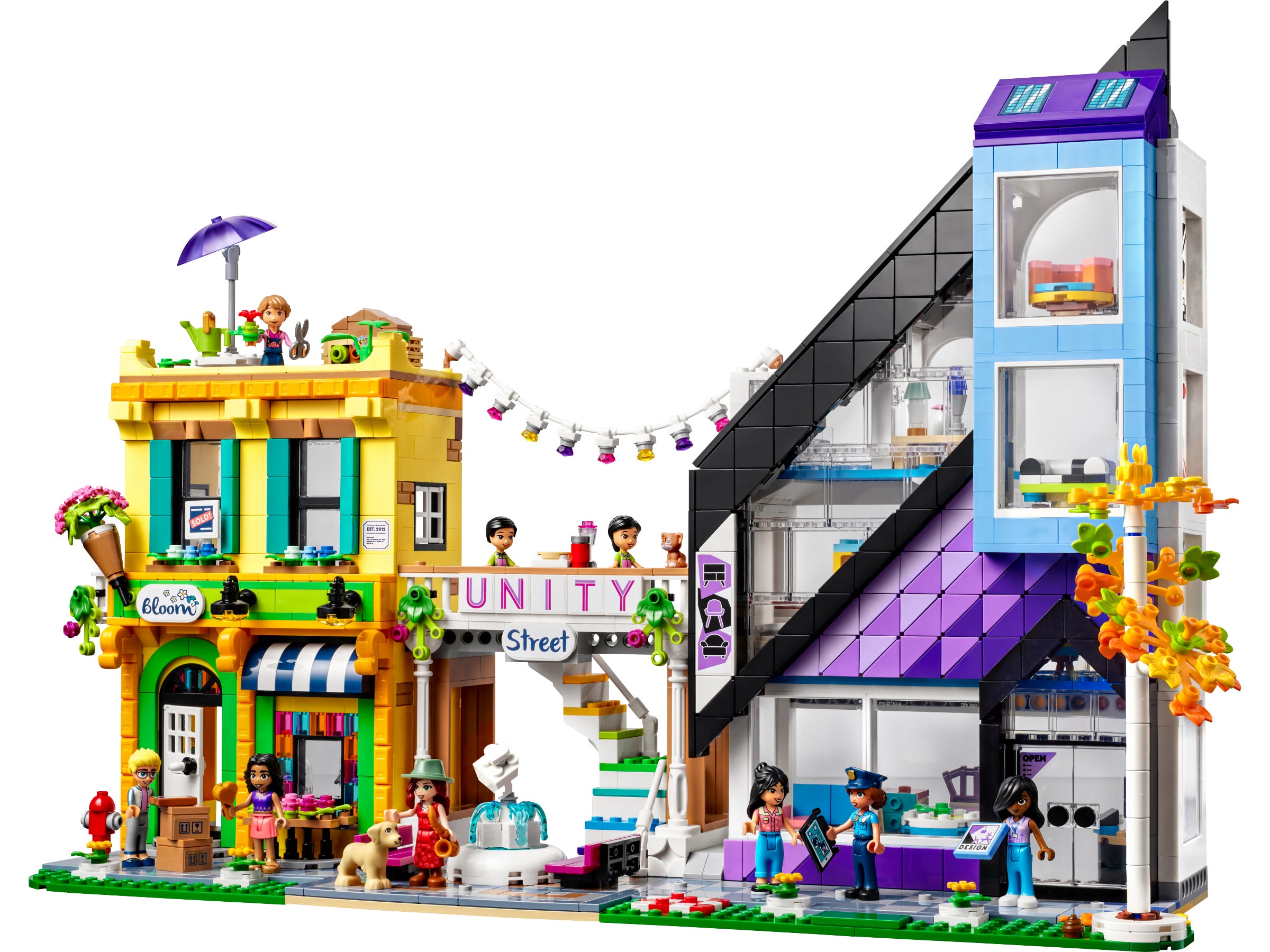 LEGO Friends - Floristería y Tienda de Diseño del Centro