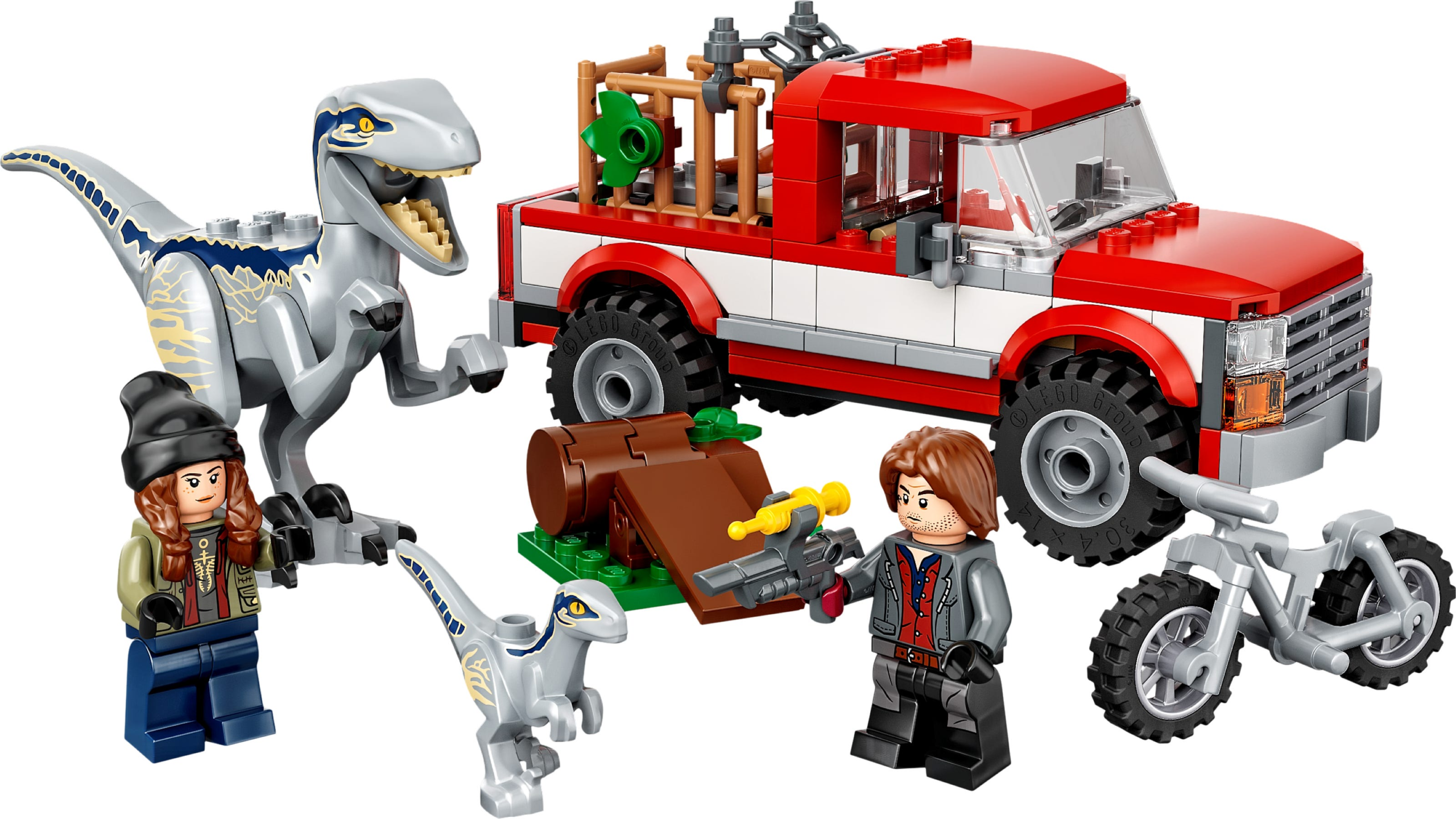 LEGO Jurassic World™ - Captura de los Velocirraptores Blue y Beta