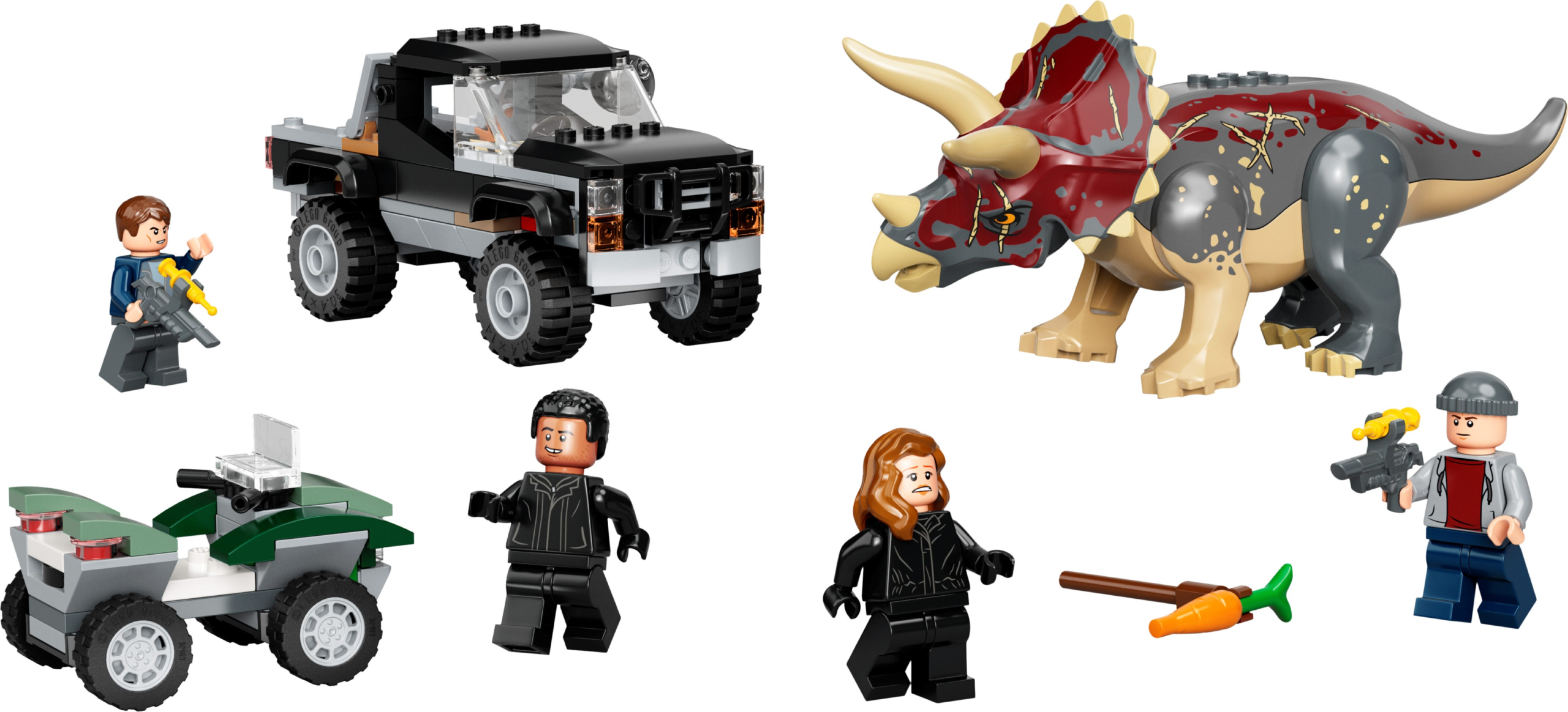 LEGO Jurassic World™ - Emboscada en Furgoneta del Triceratops
