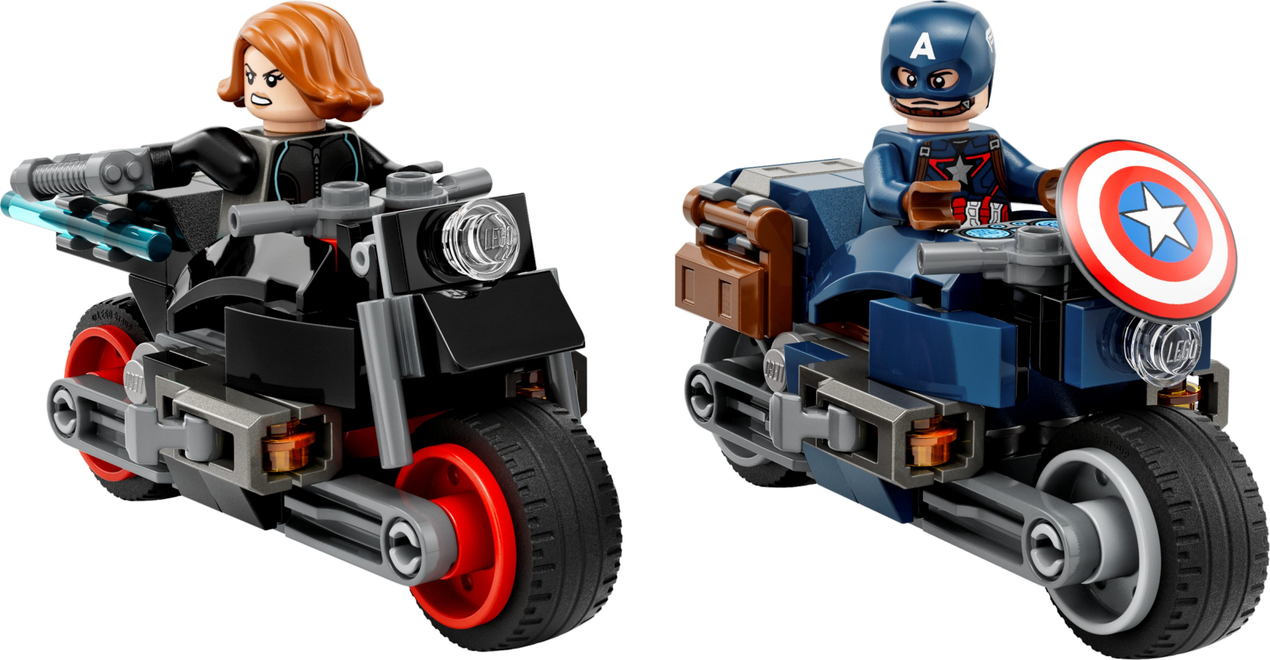 LEGO Marvel - Motos de Viuda Negra y el Capitán América