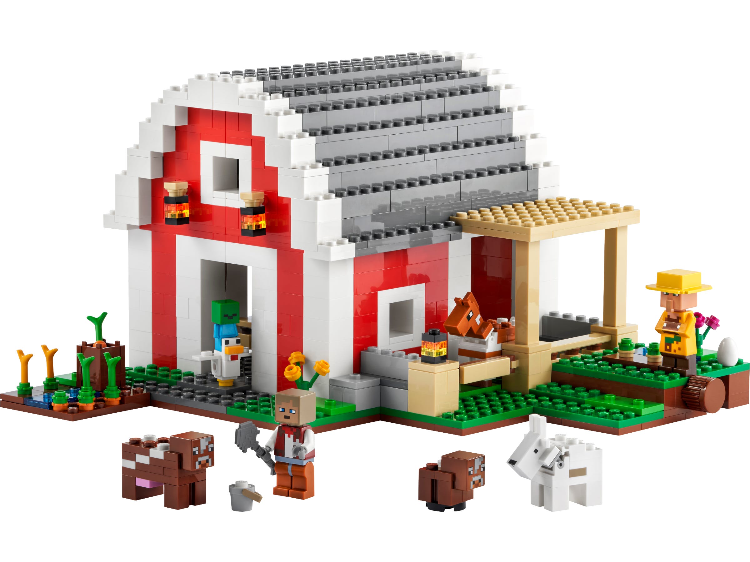 LEGO Minecraft® - El Granero Rojo