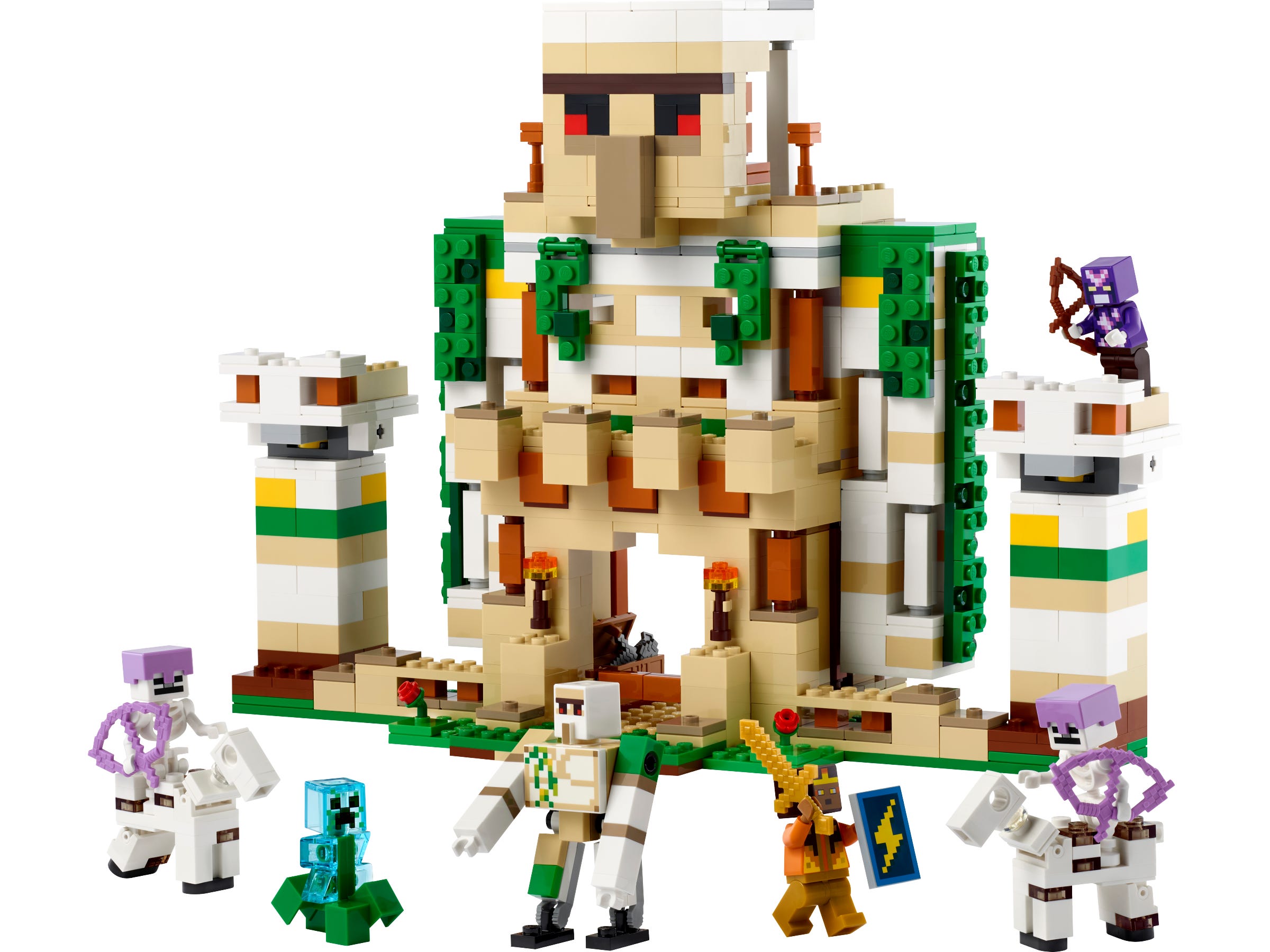 LEGO Minecraft® - La Fortaleza del Gólem de Hierro