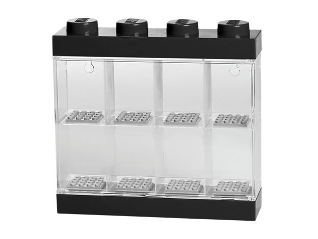 LEGO Minifiguras - Expositor negro para 8 minifiguras