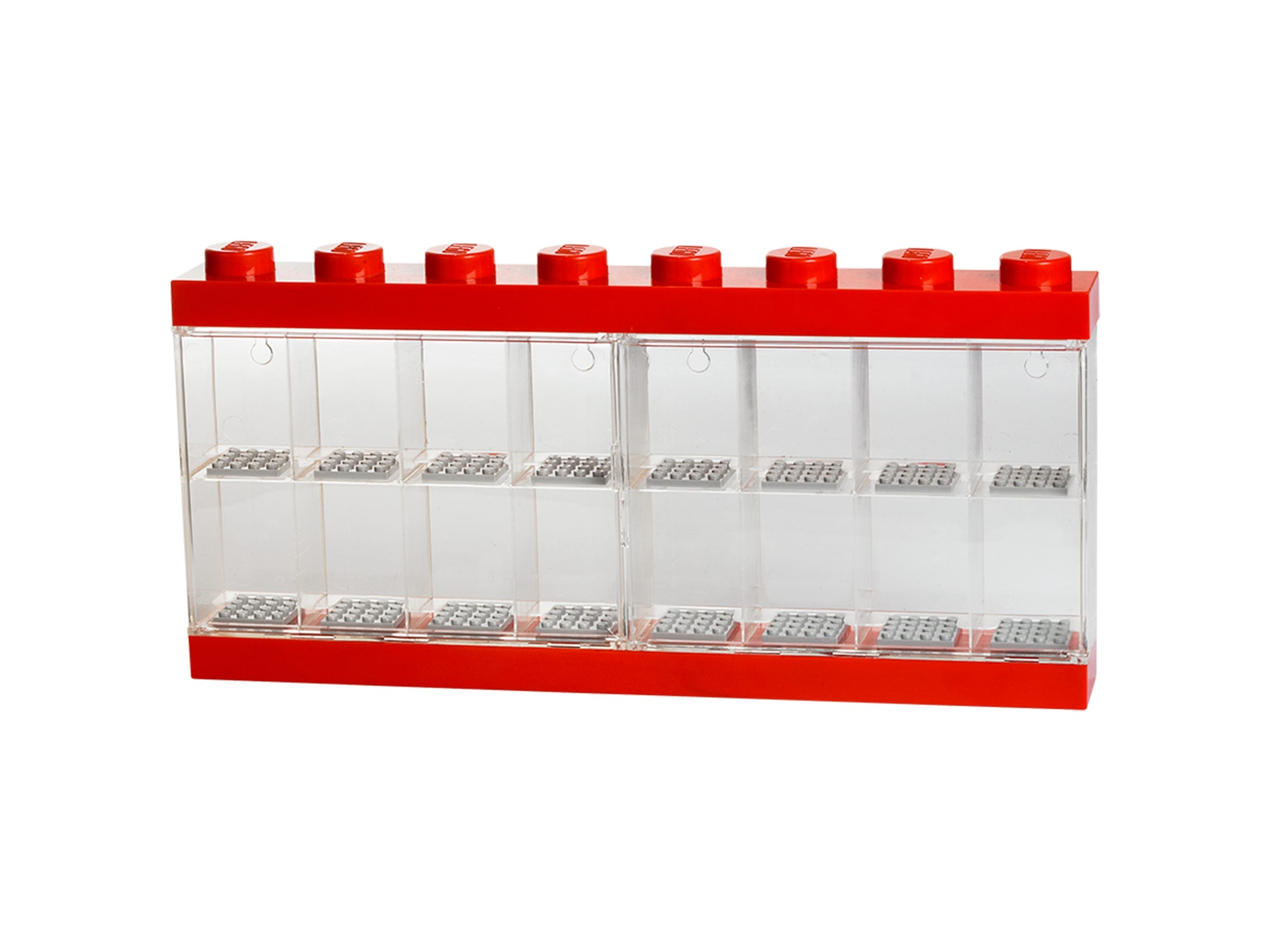 LEGO Minifiguras - Expositor para 16 Minifiguras (rojo)