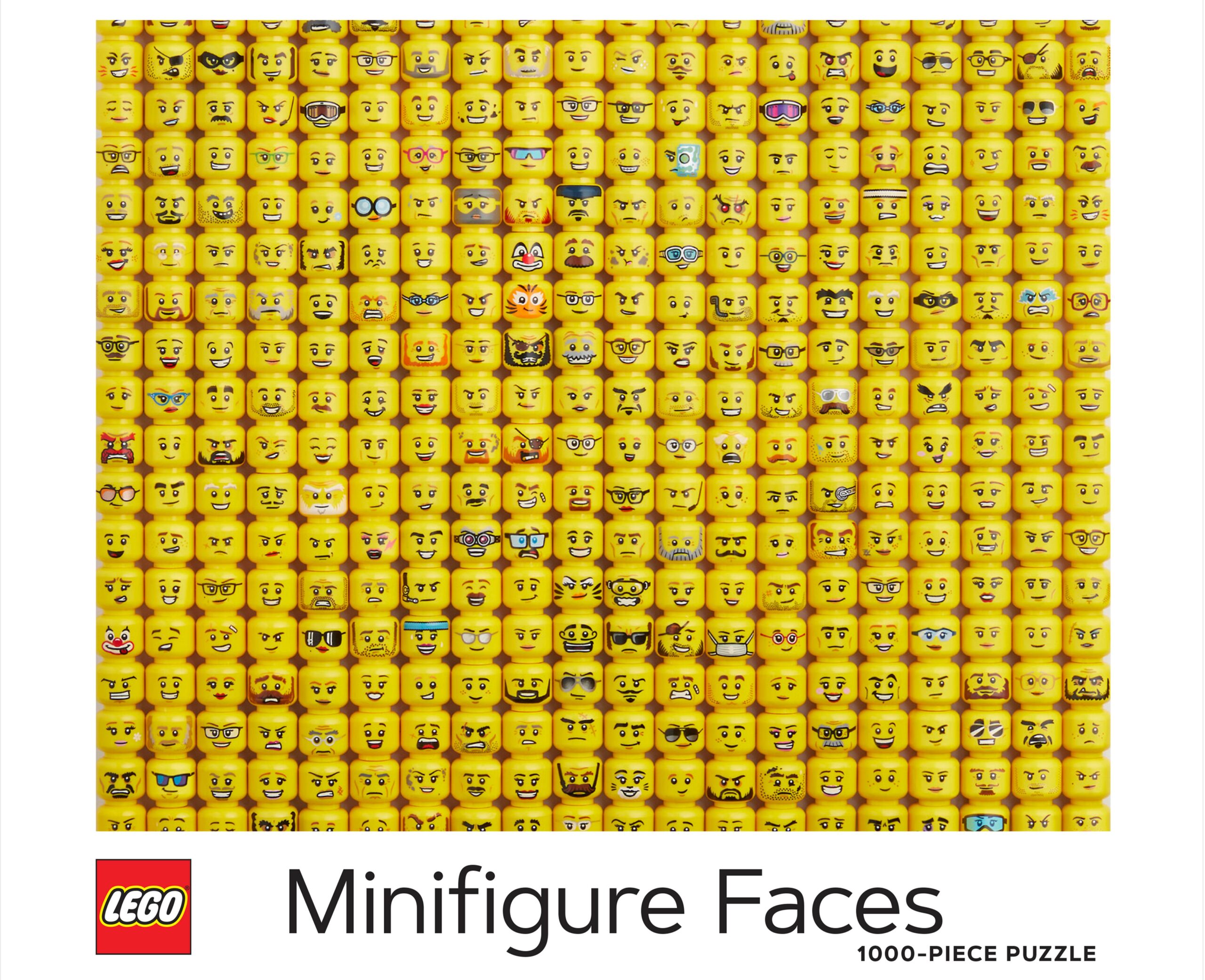 LEGO Minifiguras - Puzle “Minifigure Faces” (1000 piezas)