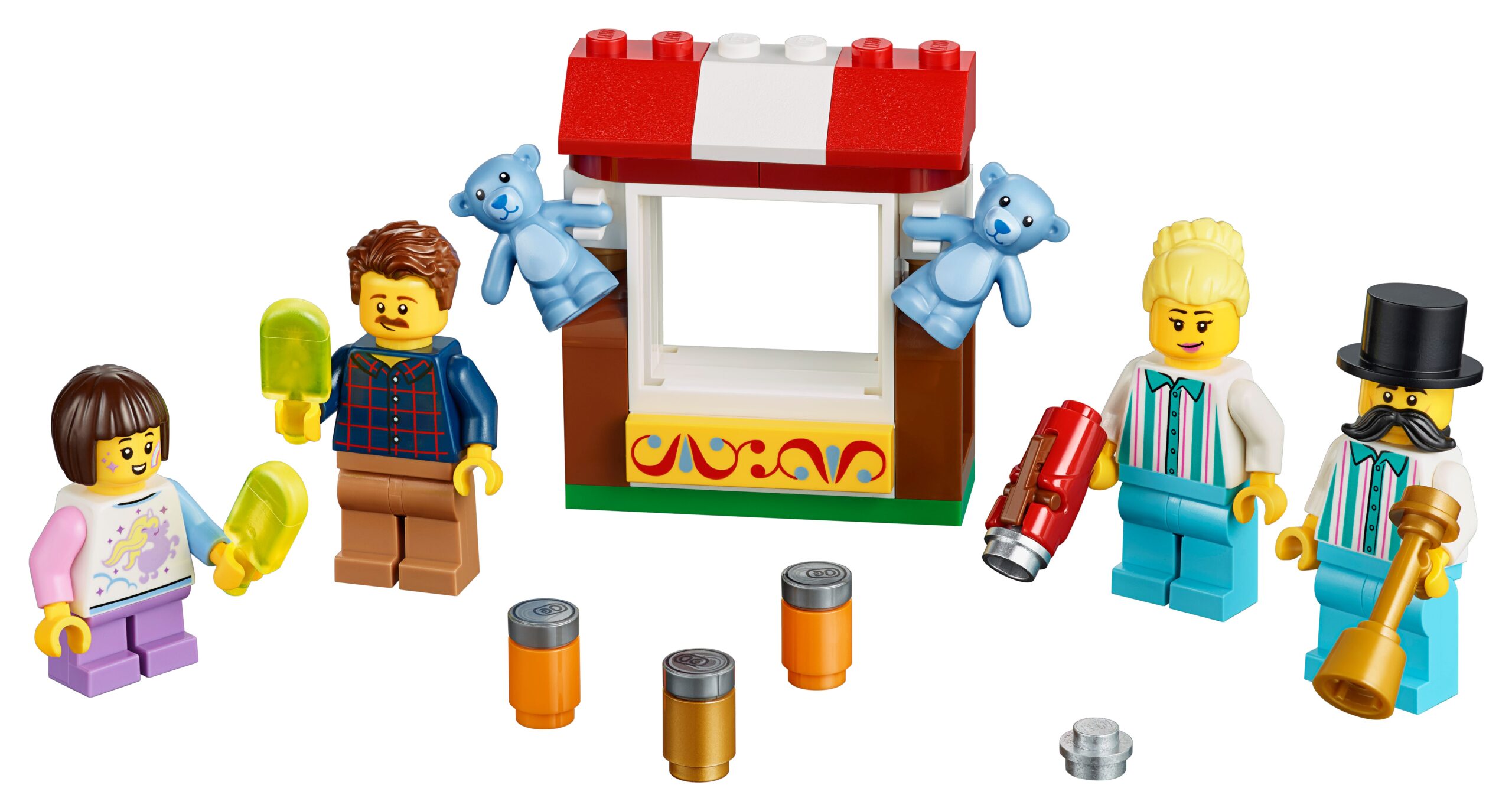 LEGO Minifiguras - Set de Accesorios de la Feria para MF