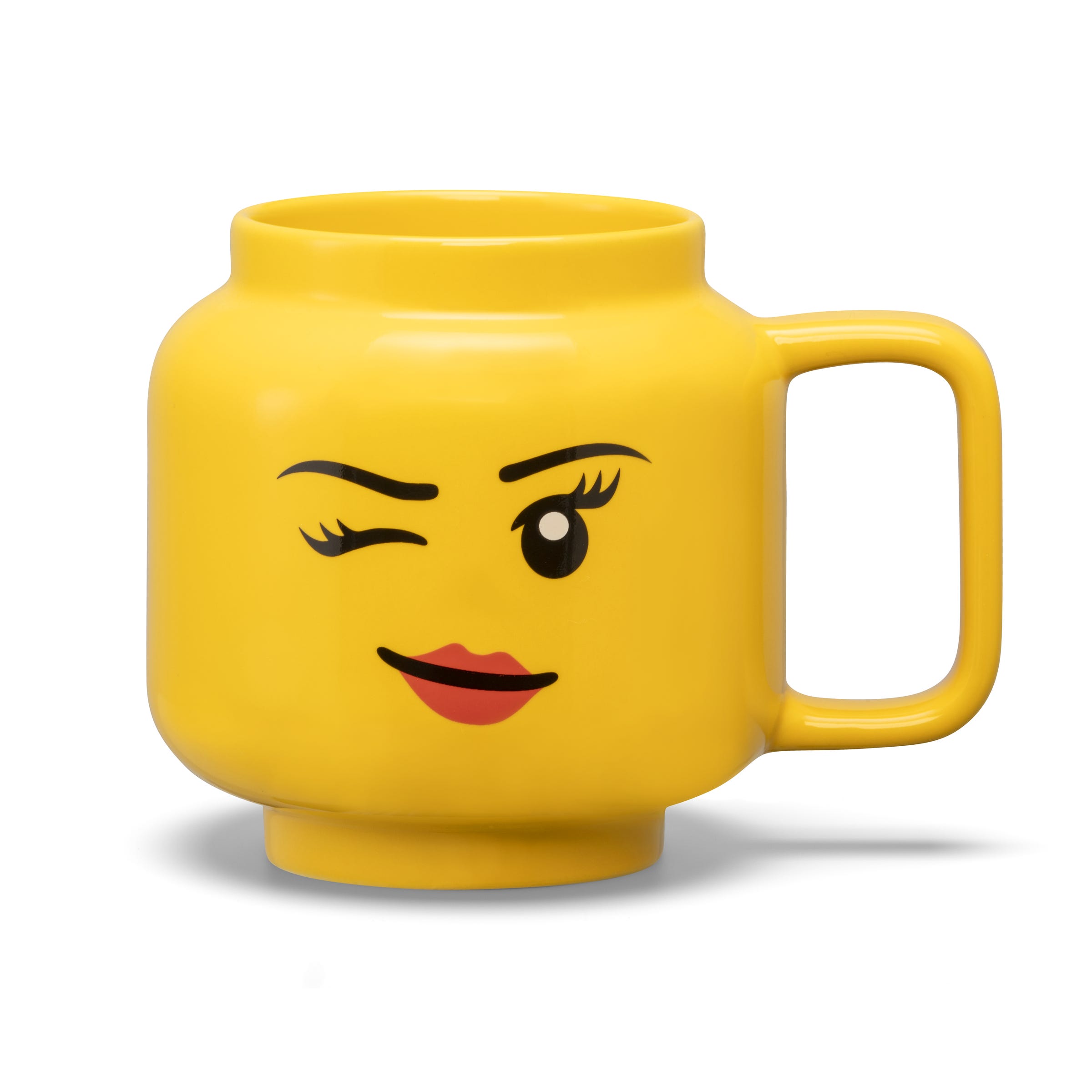 LEGO Minifiguras - Taza de Cerámica Grande de Chica Guiñando el Ojo