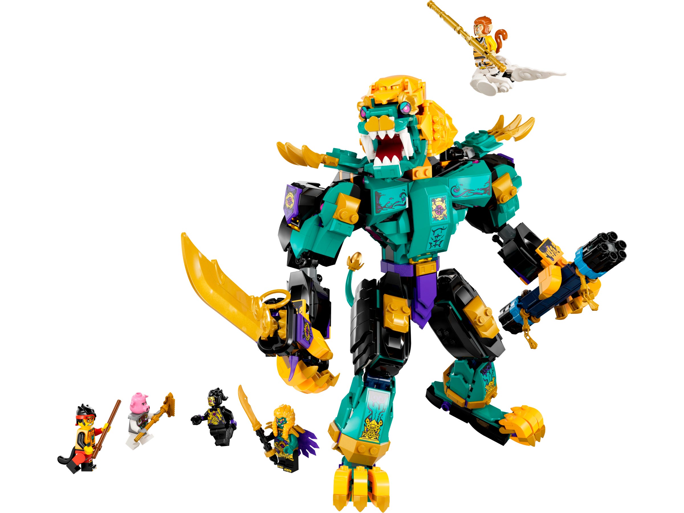 LEGO Monkie Kid™ - El Poderoso Azure Lion