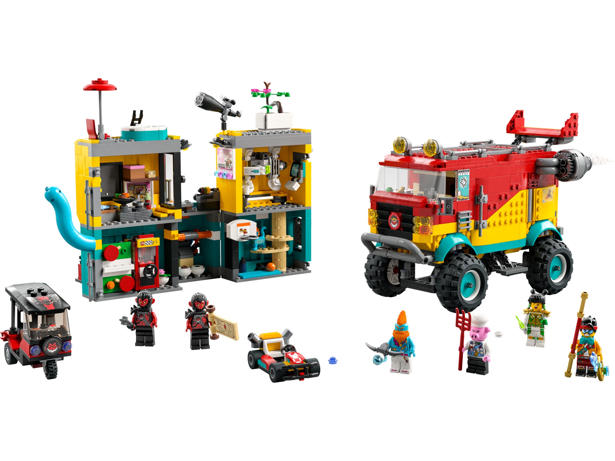 LEGO Monkie Kid™ - Furgoneta del Equipo de Monkie Kid