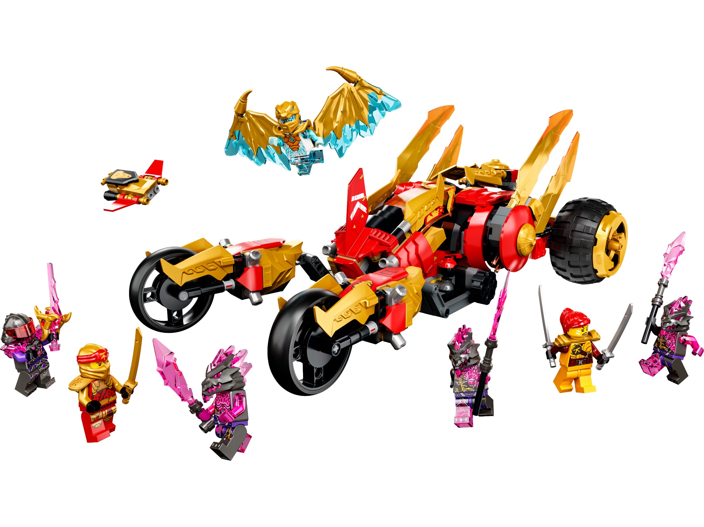 LEGO NINJAGO® - Explorador del Dragón Dorado de Kai