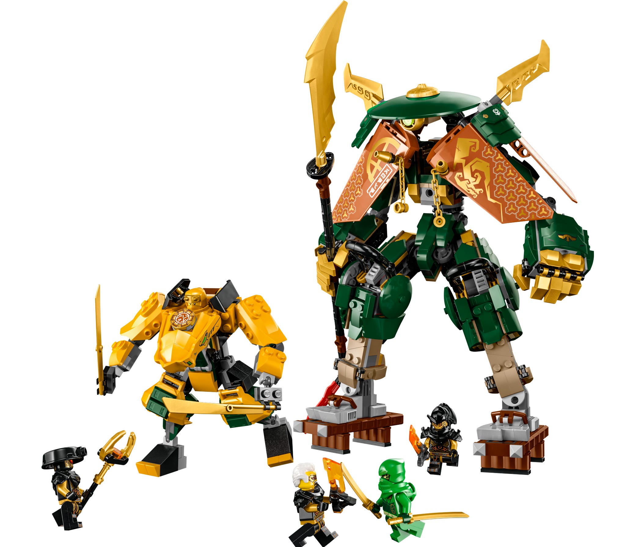 LEGO NINJAGO® - Mecas del Equipo Ninja de Lloyd y Arin