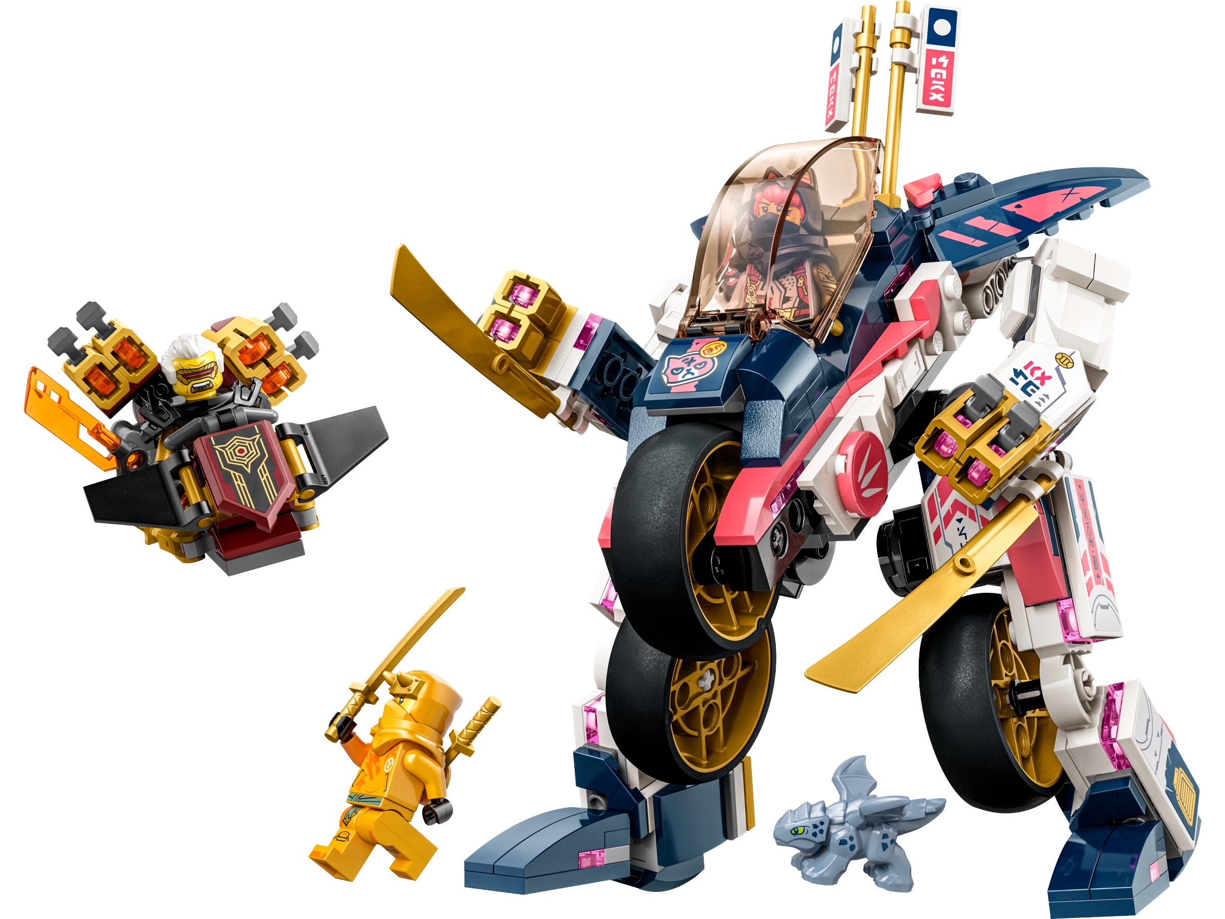 LEGO NINJAGO® - Moto de Carreras Transformable en Meca de Sora