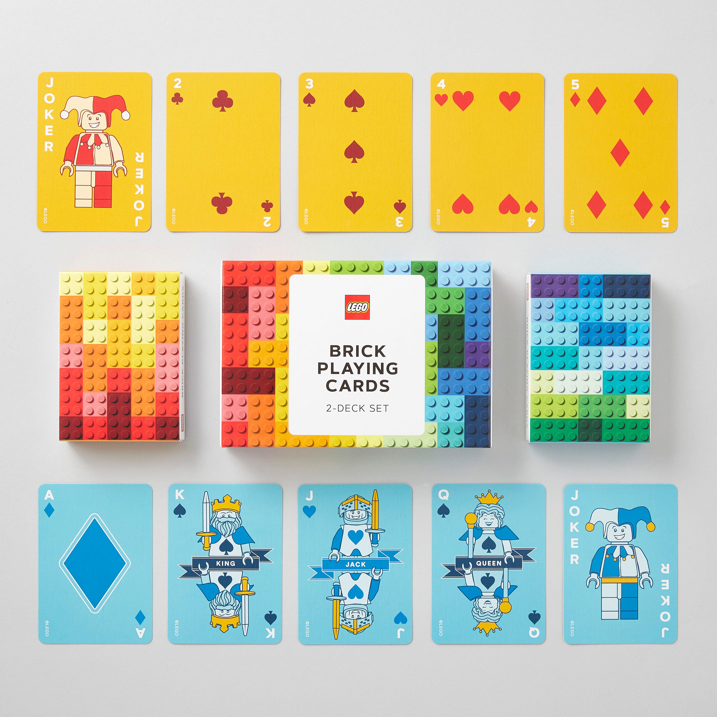 LEGO Otros - Barajas de cartas LEGO® (diseños de ladrillos)