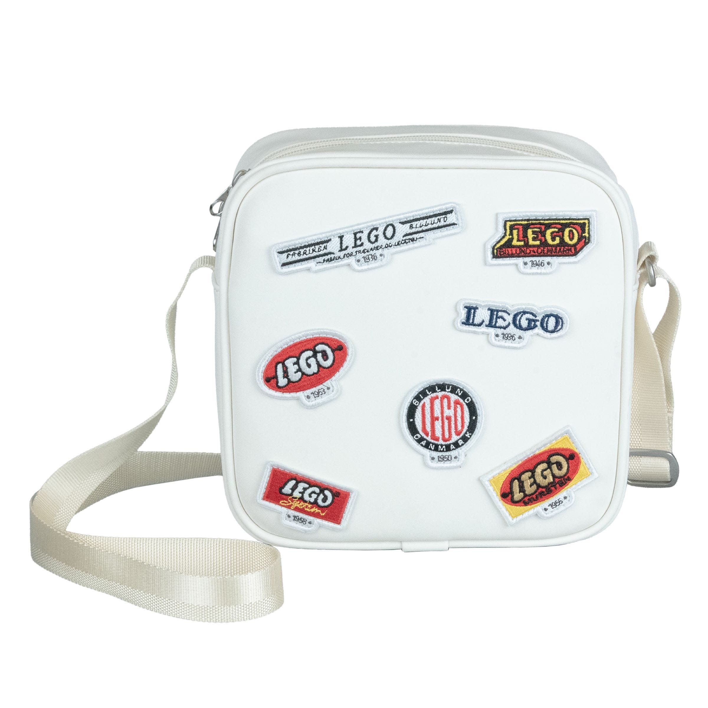 LEGO Otros - Bolso de bandolera con logotipos retro