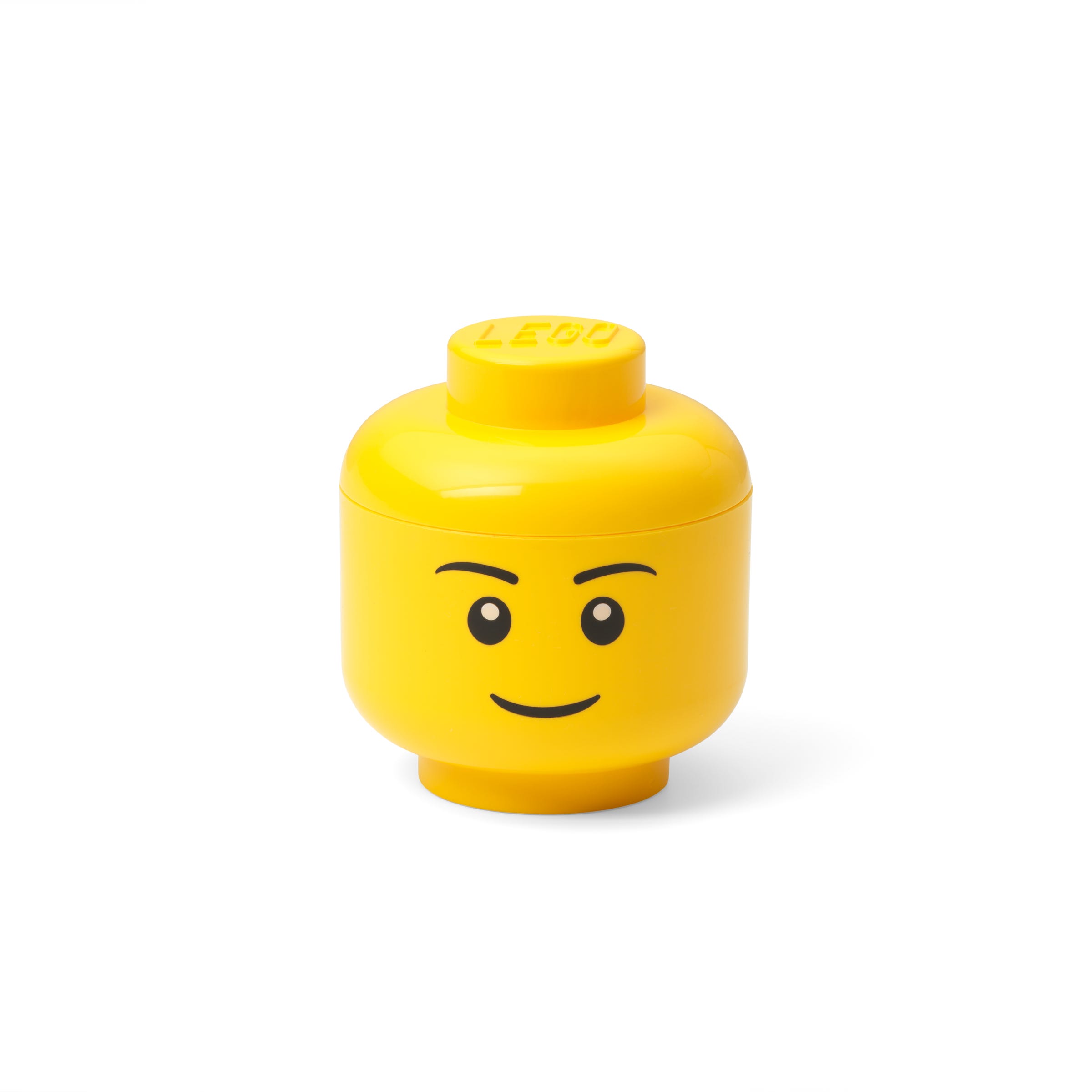 LEGO Otros - Cabeza para almacenamiento mini amarillo brillante (chico)