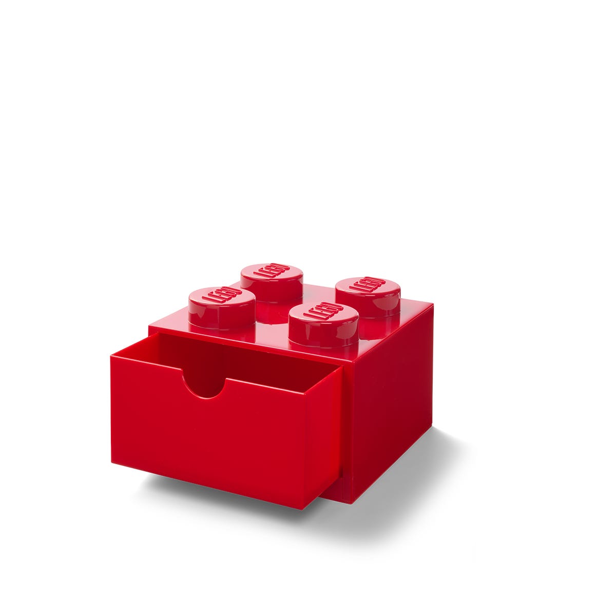 LEGO Otros - Cajón de Escritorio de 4 Espigas (rojo)
