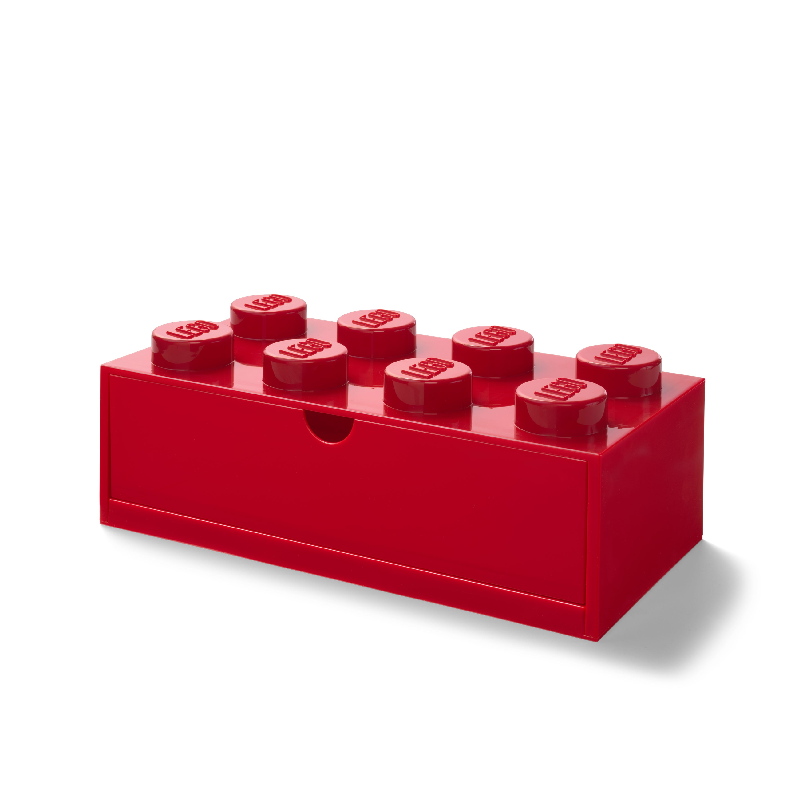 LEGO Otros - Cajón de Escritorio de 8 Espigas (rojo)