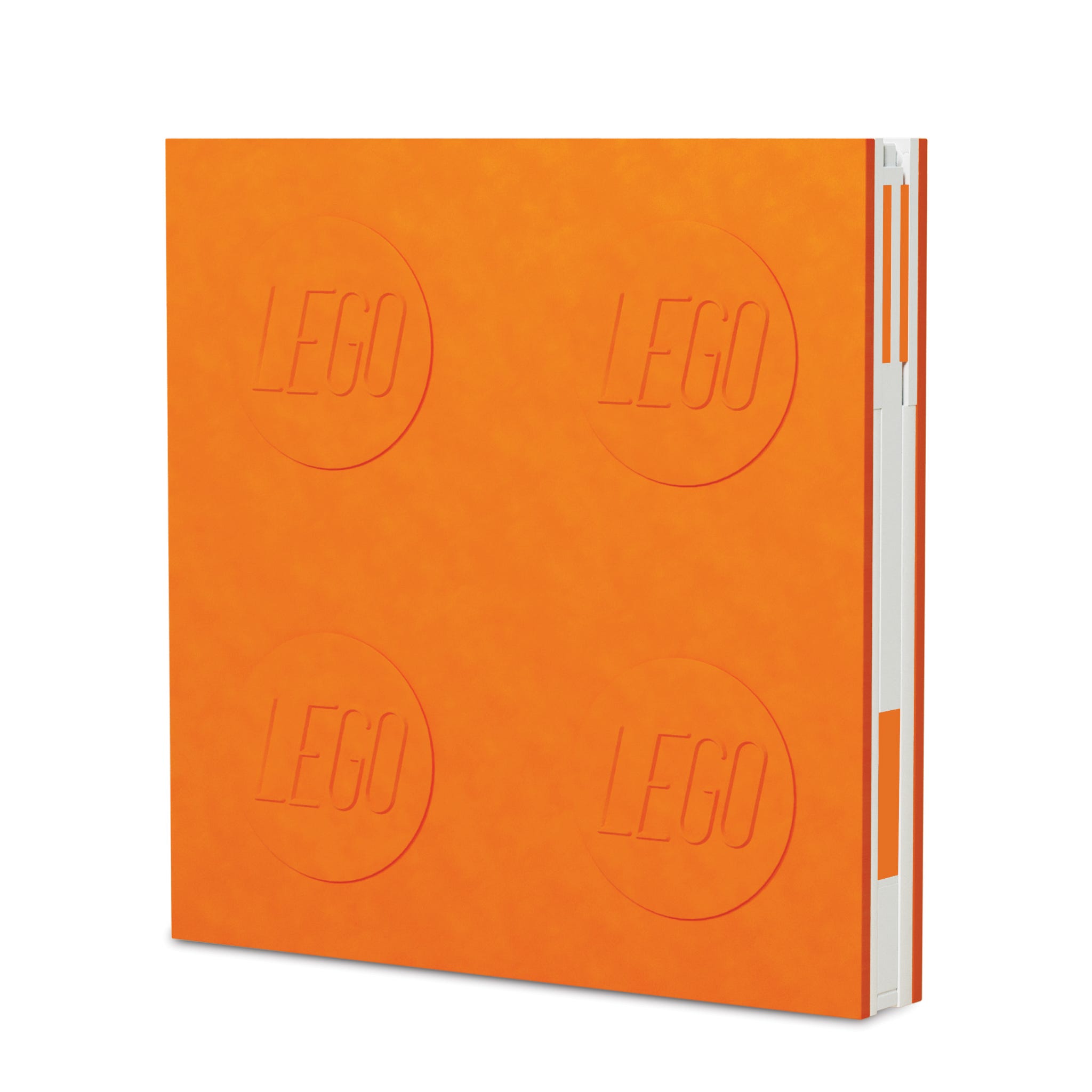 LEGO Otros - Cuaderno con Bolígrafo de Gel (naranja)