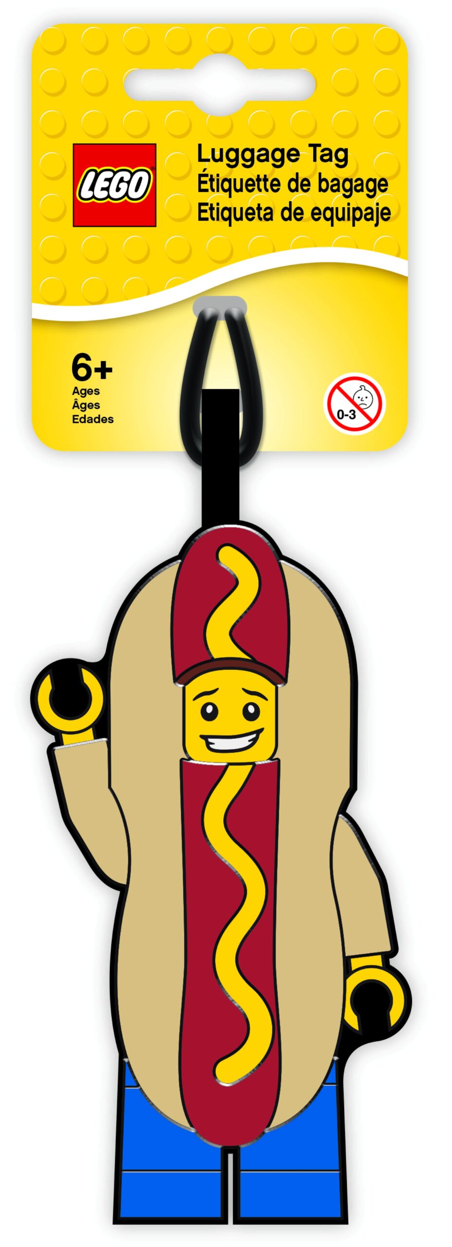 LEGO Otros - Etiqueta de equipaje del Vendedor de perritos calientes LEGO®