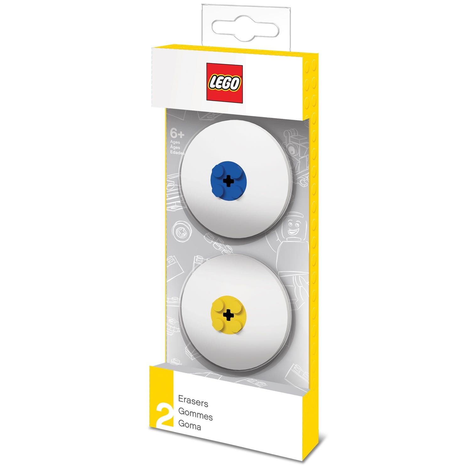LEGO Otros - Gomas LEGO® (azul y amarilla)