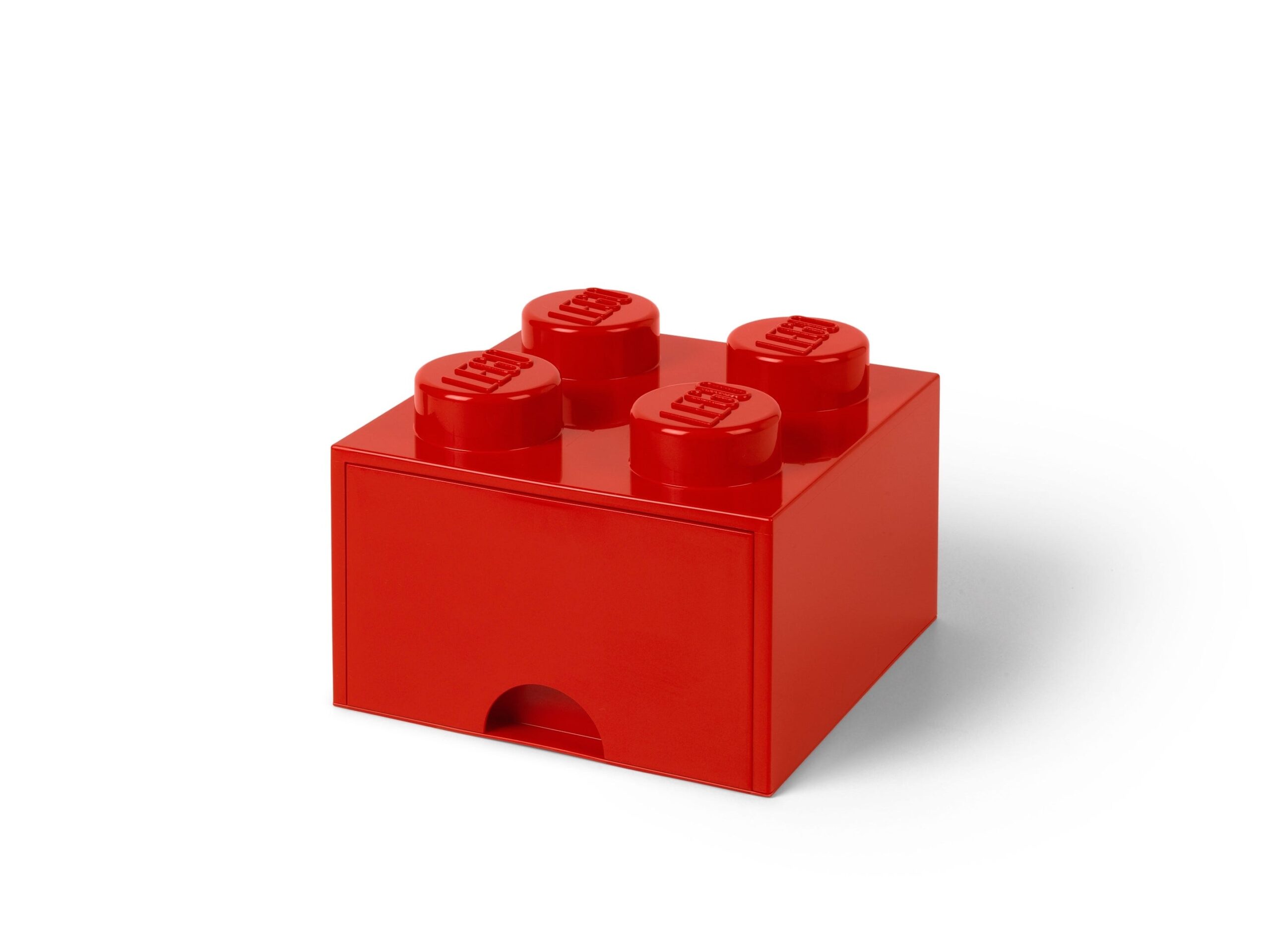 LEGO Otros - LADRILLO DE ALMACENAMIENTO ROJO DE 4 ESPIGAS CON CAJÓN
