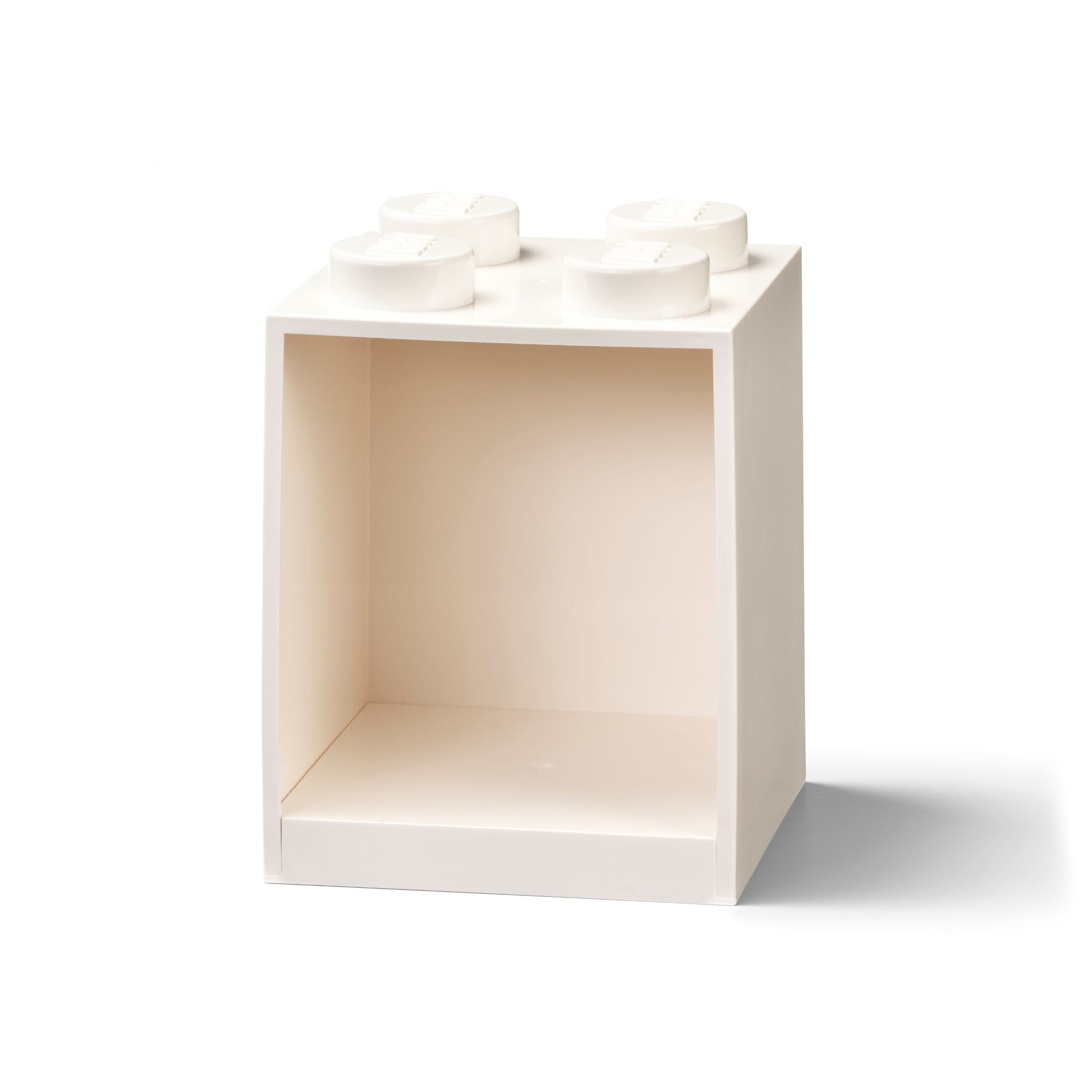 LEGO Otros - Ladrillo-Estantería de 4 Espigas (blanco)