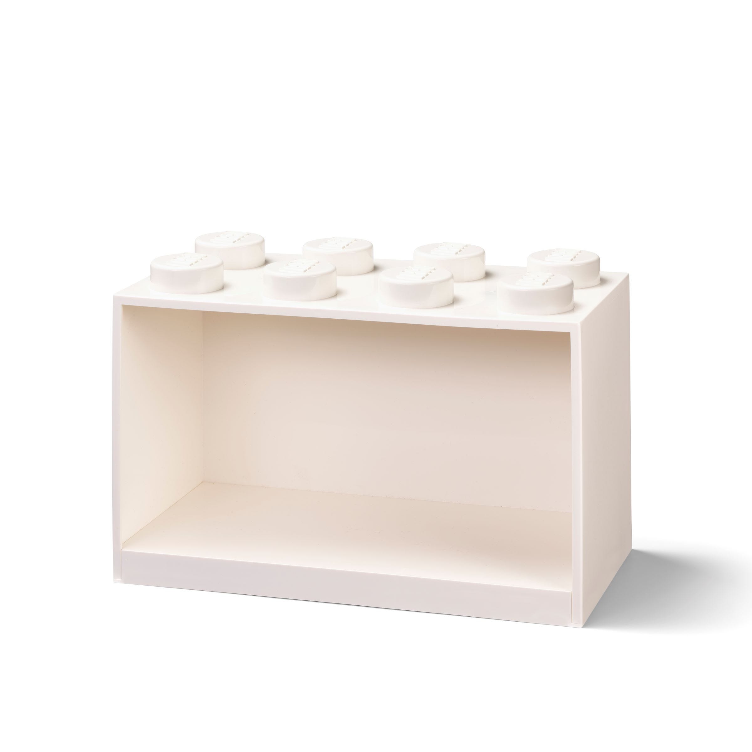 LEGO Otros - Ladrillo-Estantería de 8 Espigas (blanco)