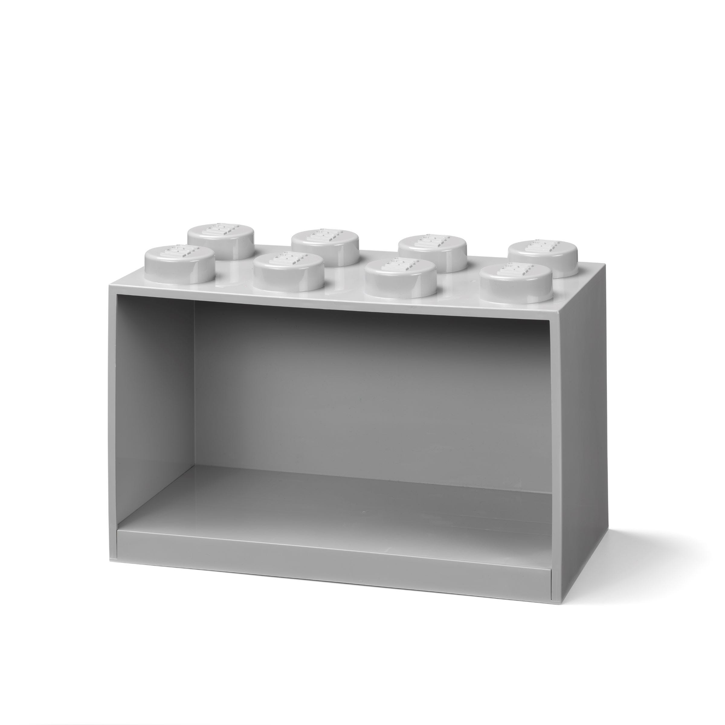 LEGO Otros - Ladrillo-Estantería de 8 Espigas (gris)