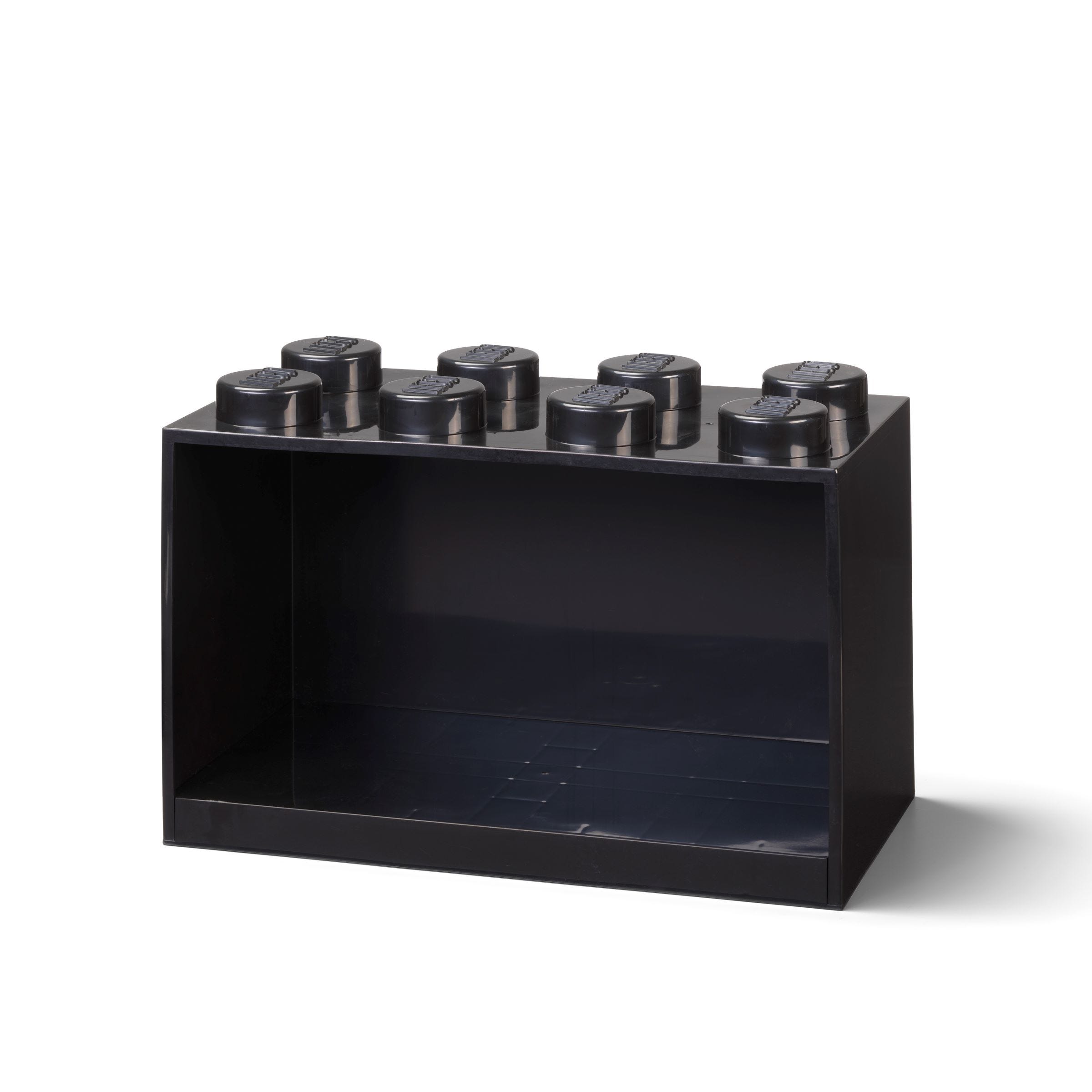 LEGO Otros - Ladrillo-Estantería de 8 Espigas (negro)