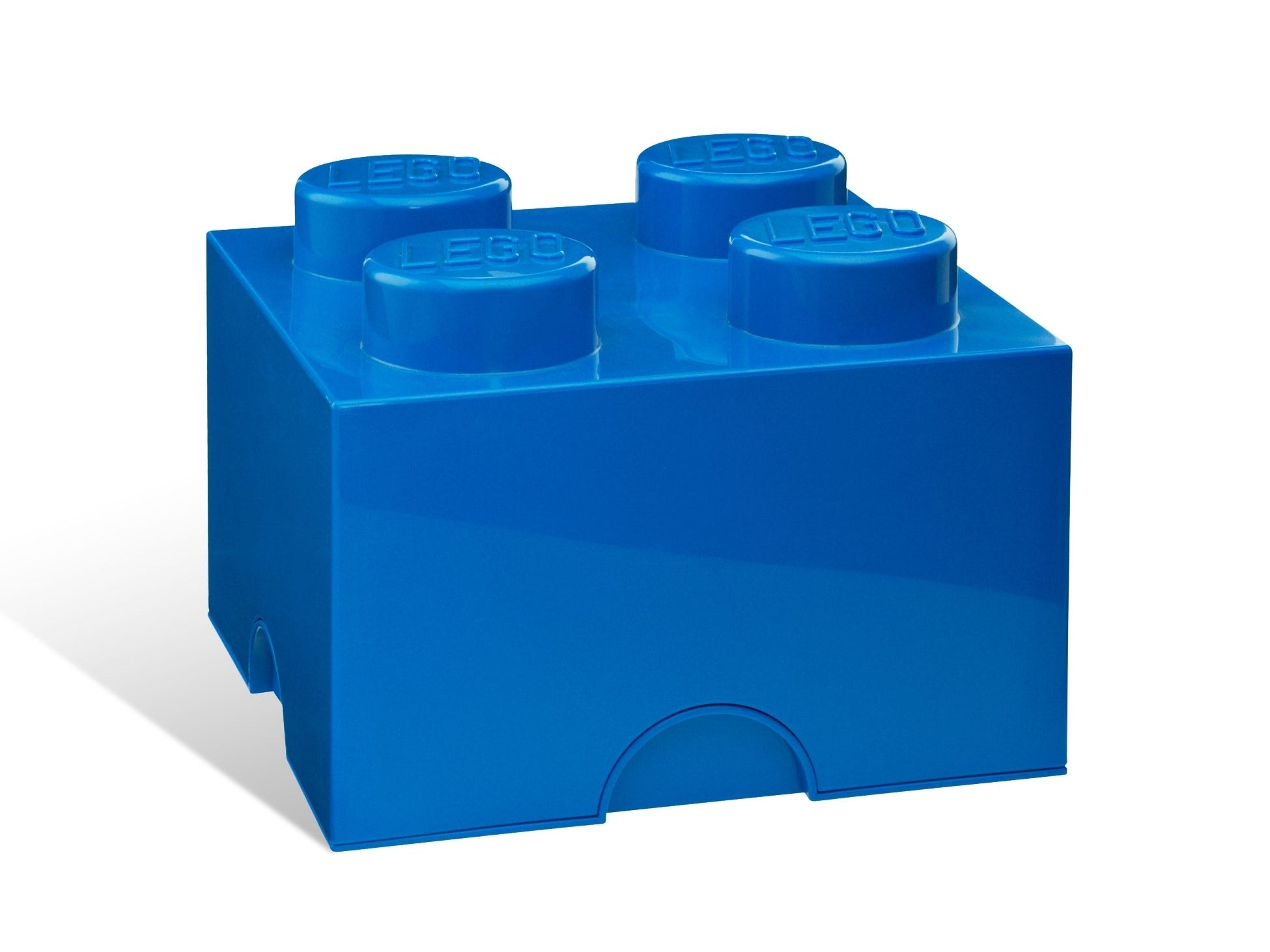 LEGO Otros - Ladrillo de Almacenamiento de 4 Espigas (azul)