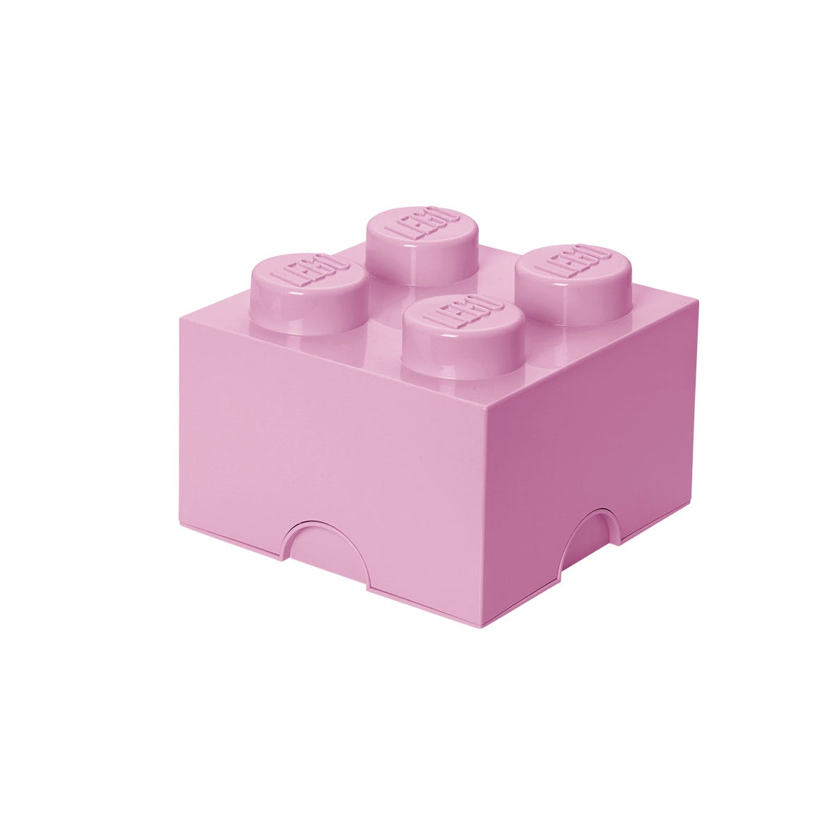 LEGO Otros - Ladrillo de Almacenamiento de 4 Espigas (violeta claro)