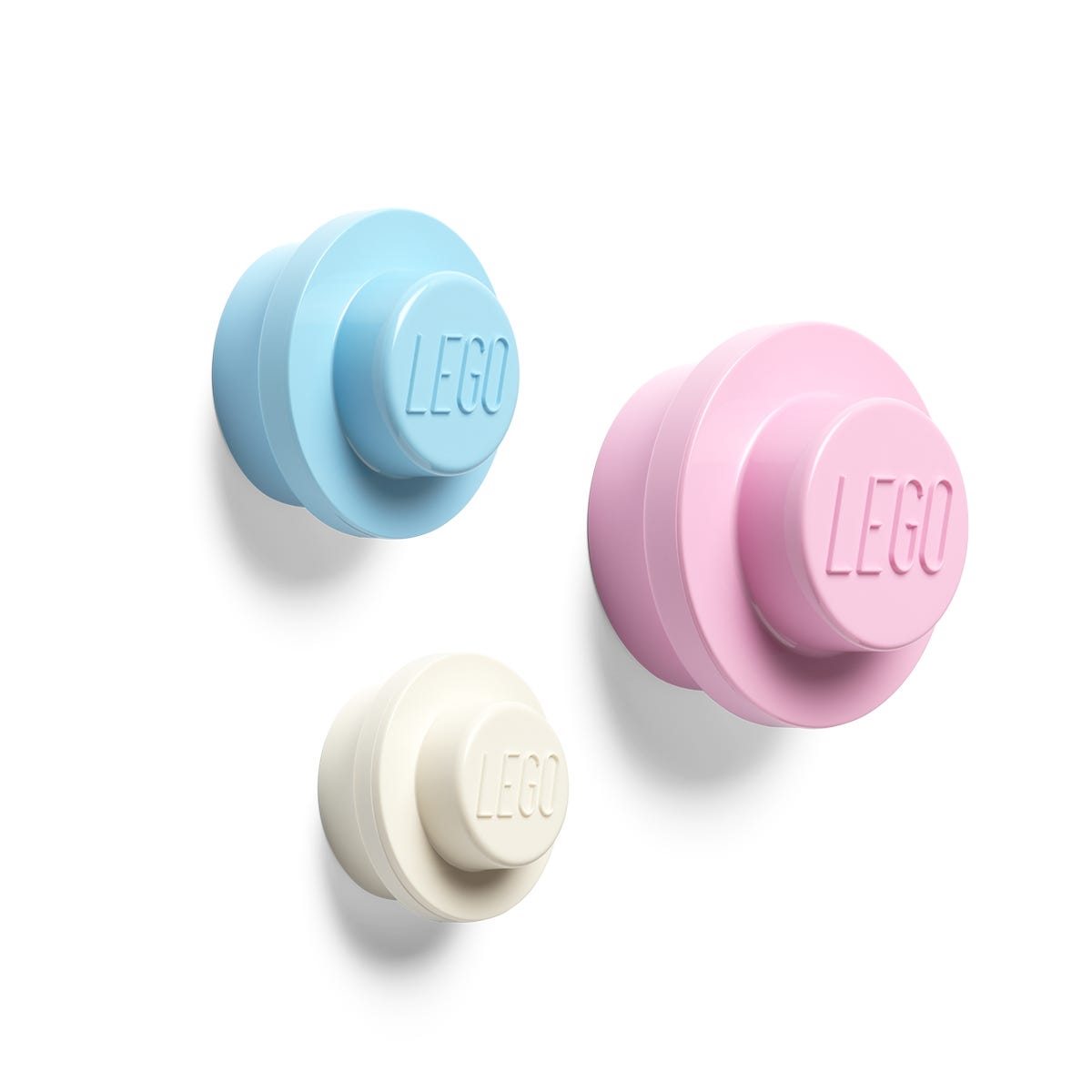LEGO Otros - Set de Percheros de Pared (blanco
