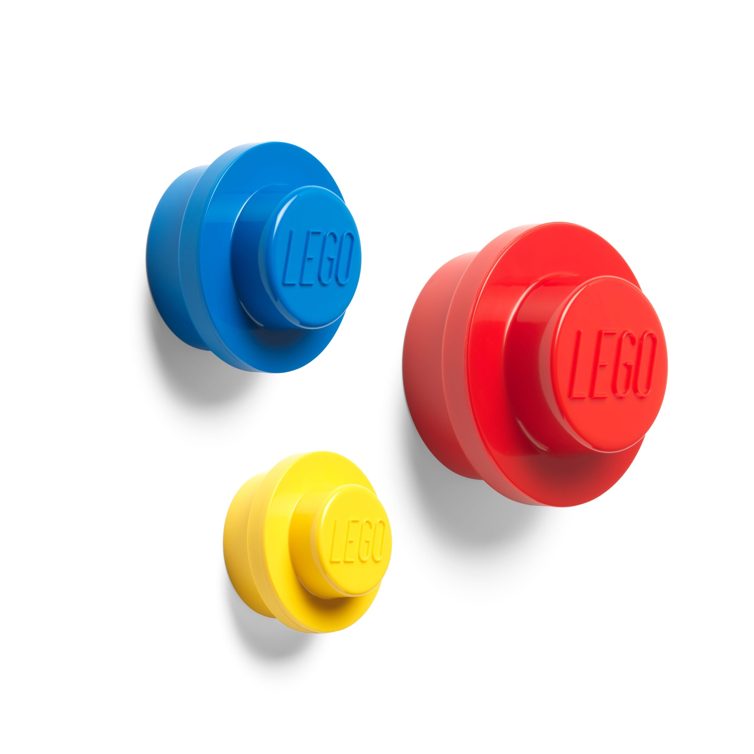 LEGO Otros - Set de percheros de pared rojo