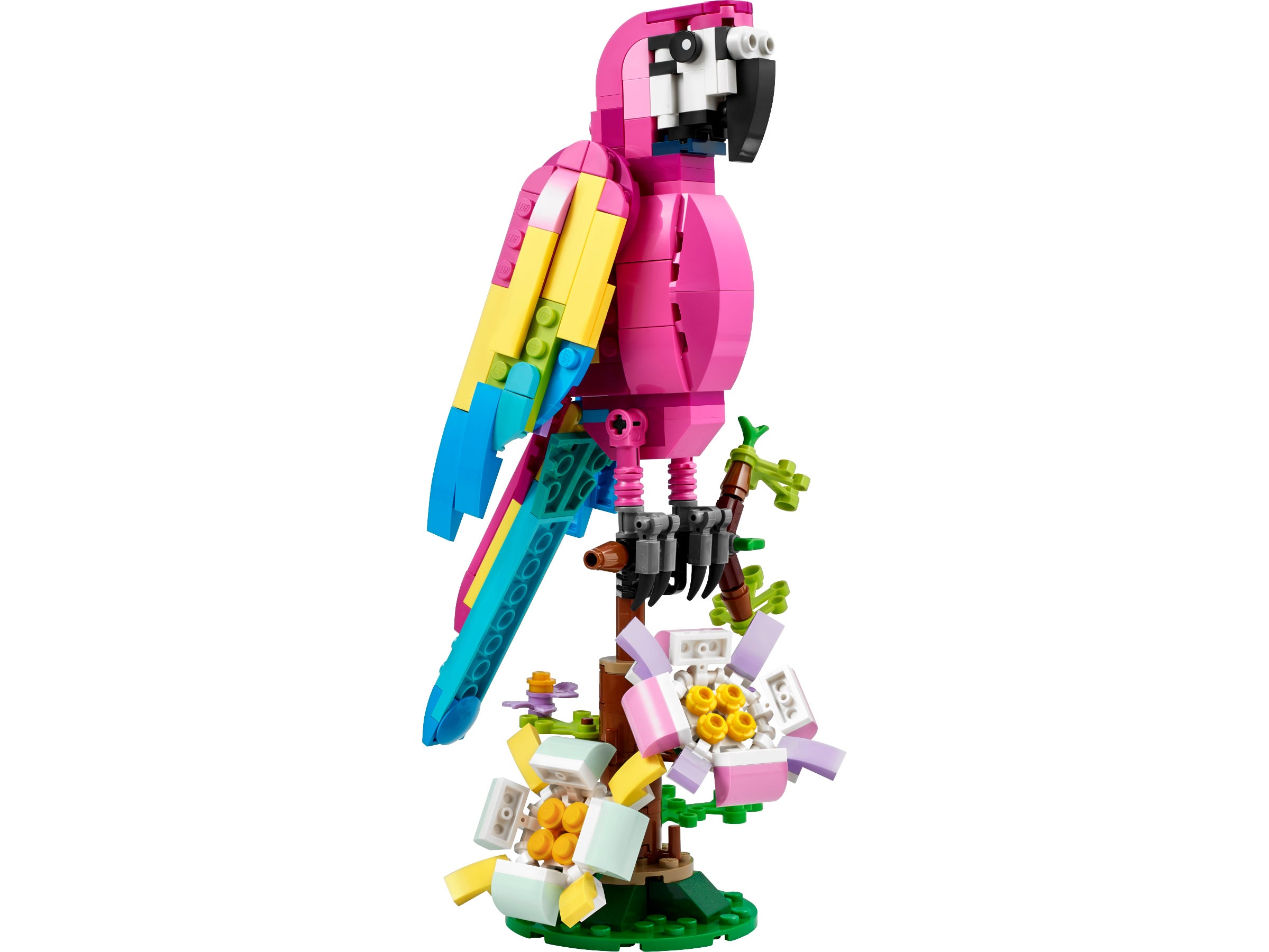 LEGO Sets 3 en 1 Creator - Loro Rosa Exótico