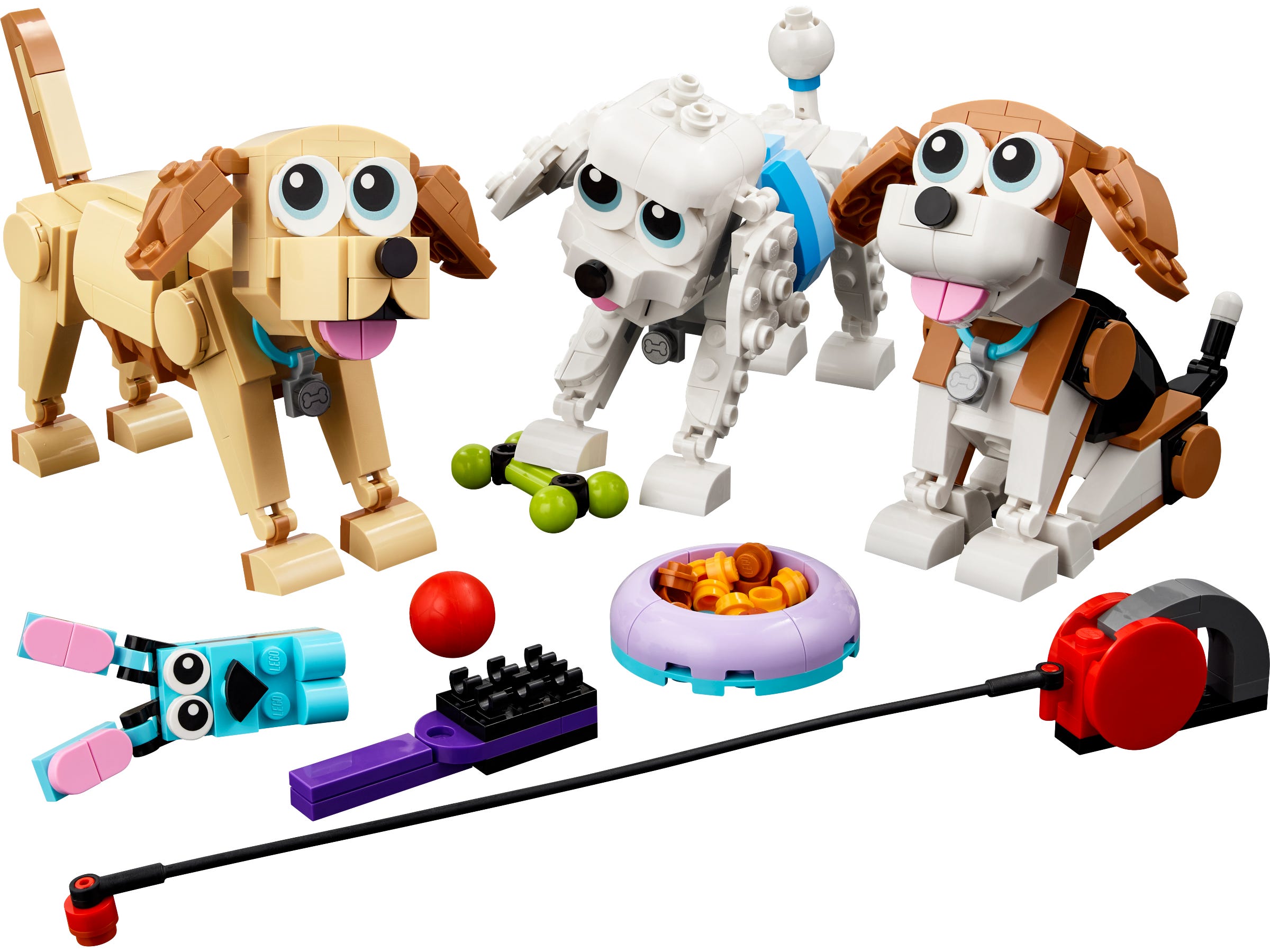 LEGO Sets 3 en 1 Creator - Perros Adorables