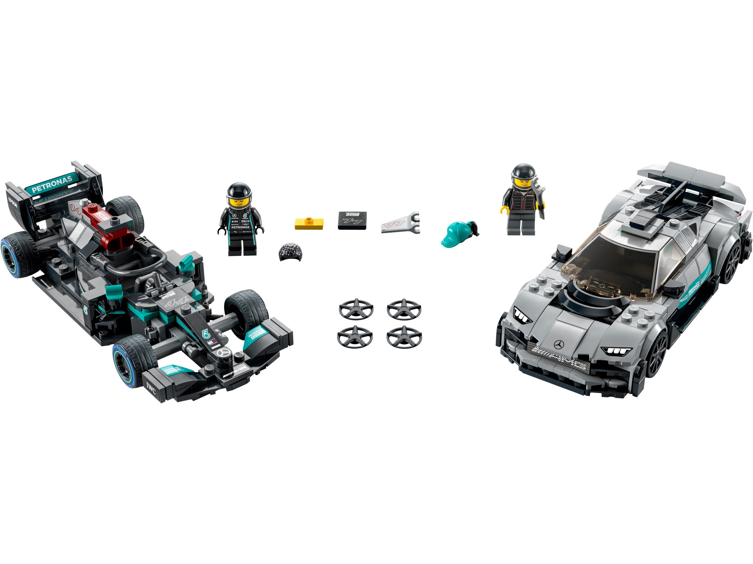 LEGO Speed Champions - Mercedes-AMG F1 W12 E Performance y Mercedes-AMG Project One