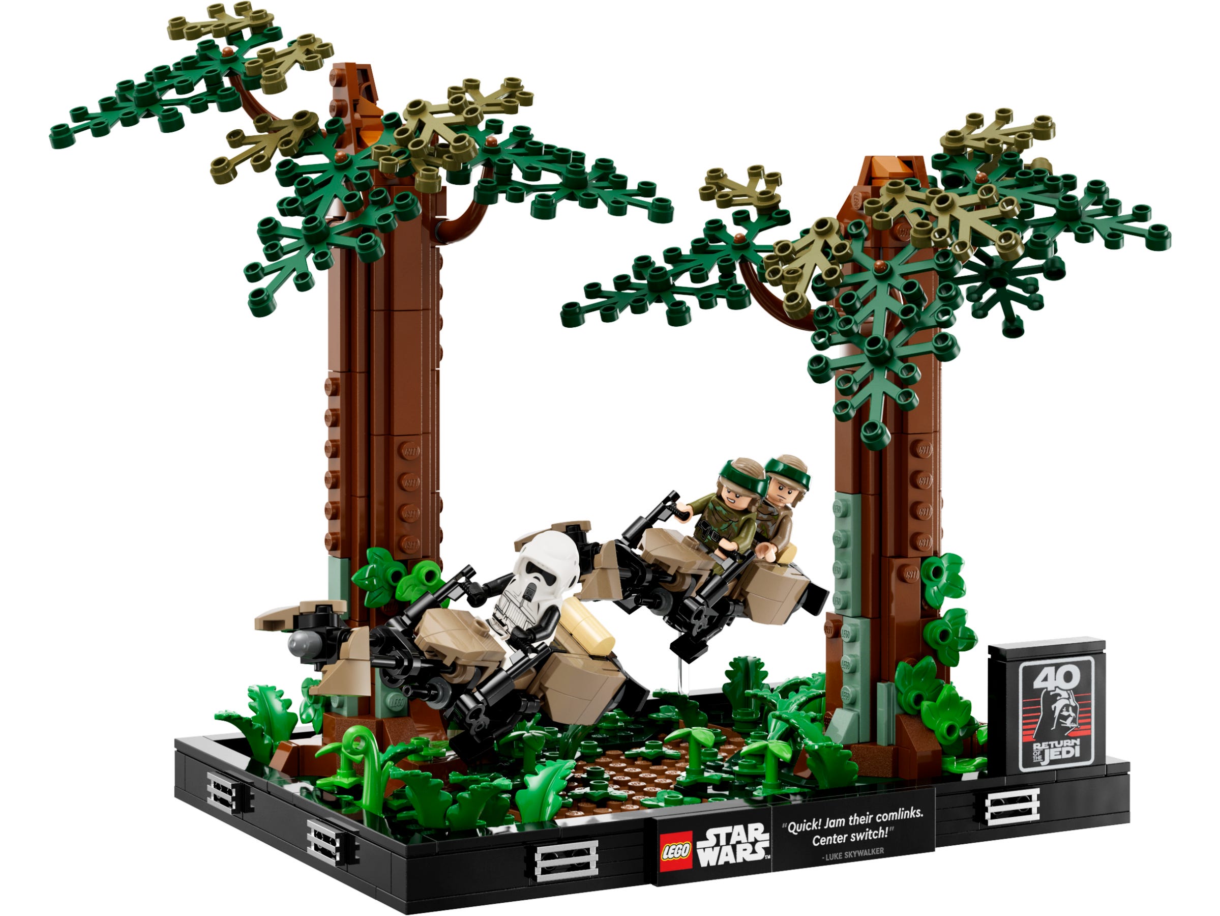 LEGO Star Wars™ - Diorama: Duelo de Speeders en Endor™